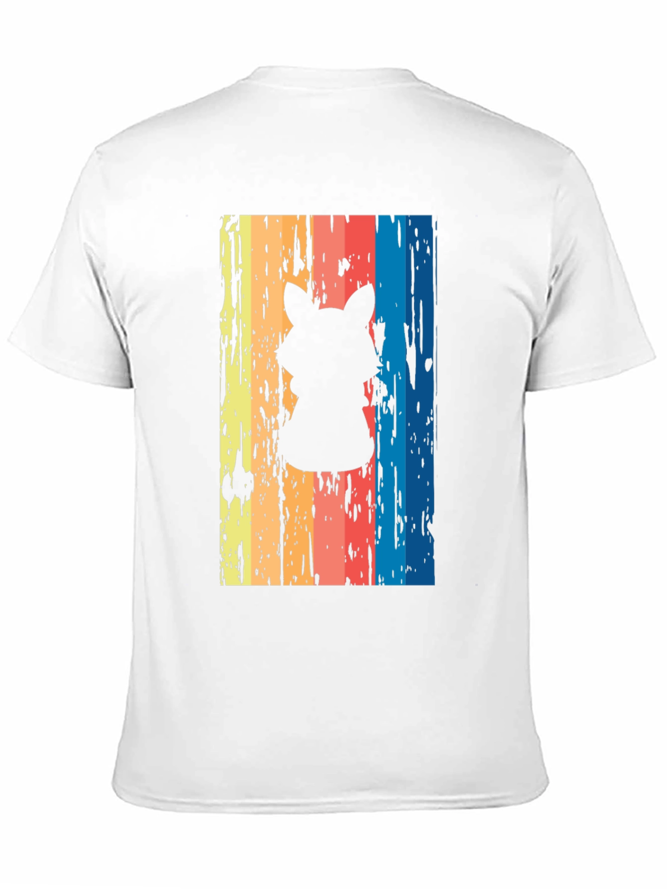 Retro Raccoon Silhouette T-Shirt
