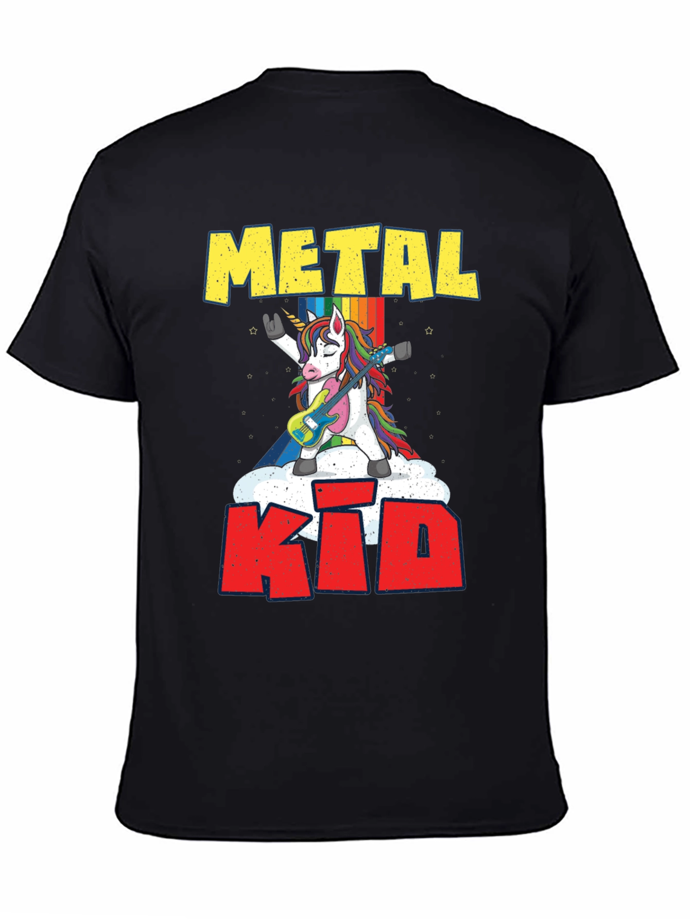 Metal Kid Unicorn Guitarist T-Shirt