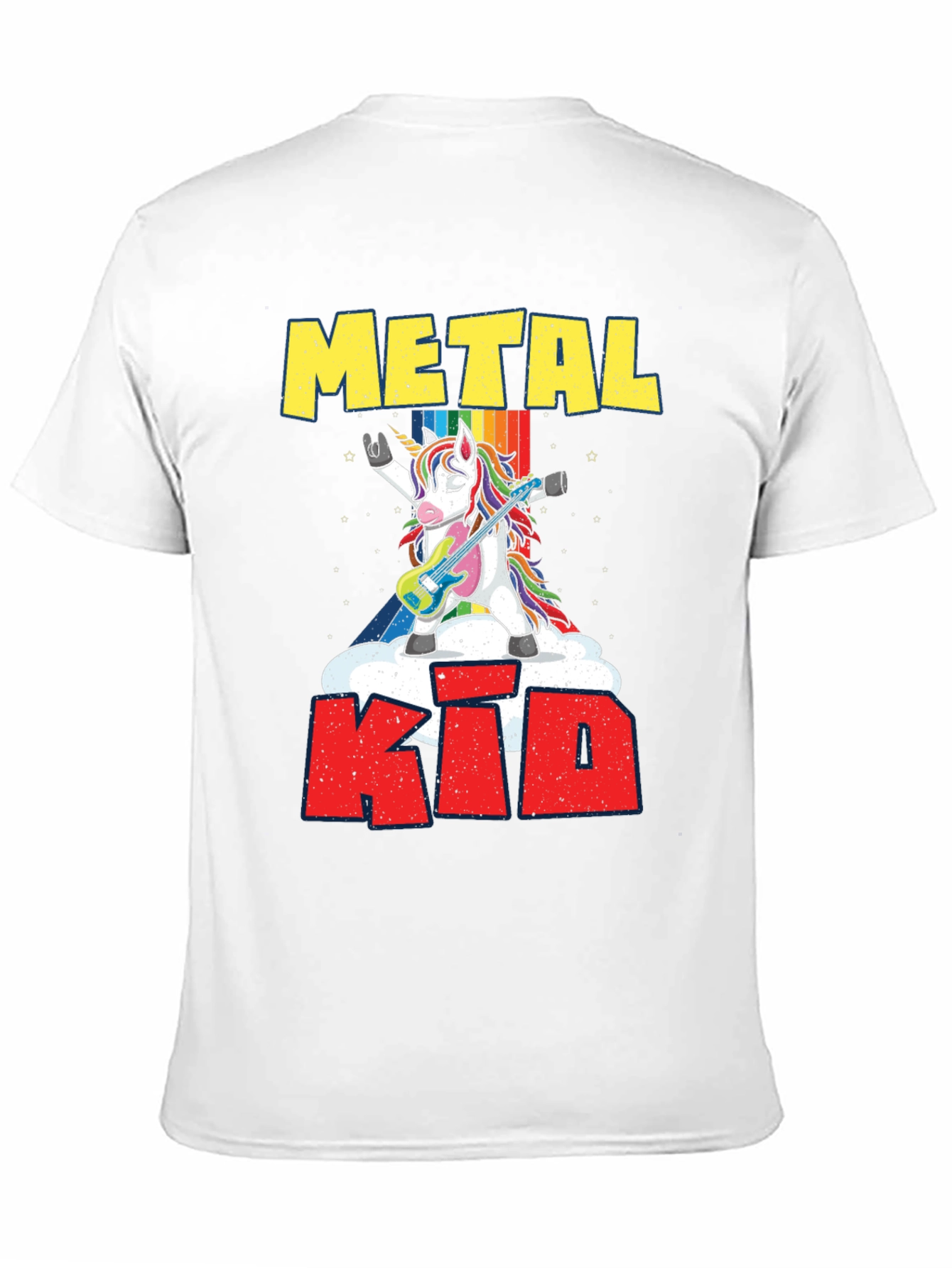 Metal Kid Unicorn Guitarist T-Shirt