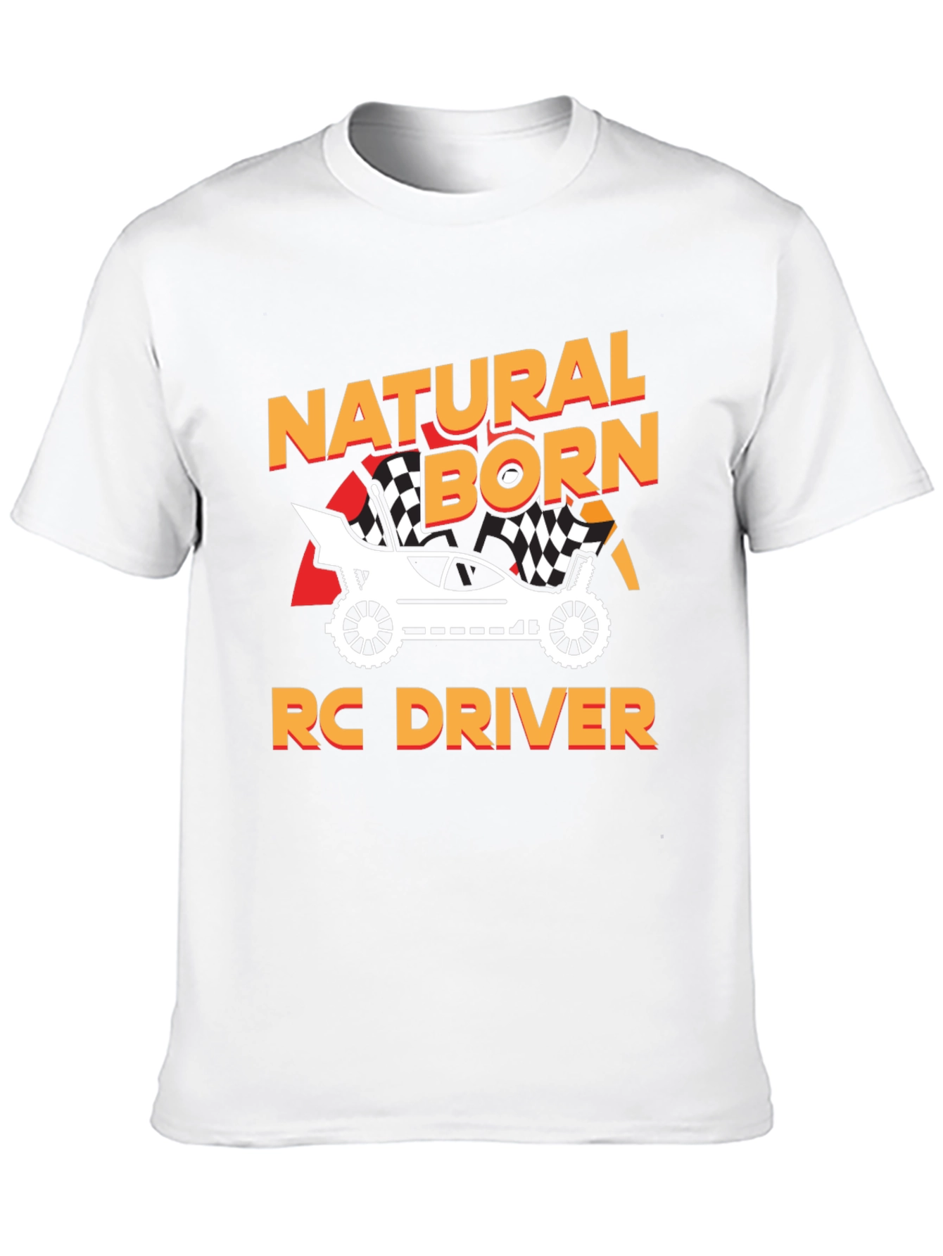 Natural Born RC Driver Black Graphic Tee