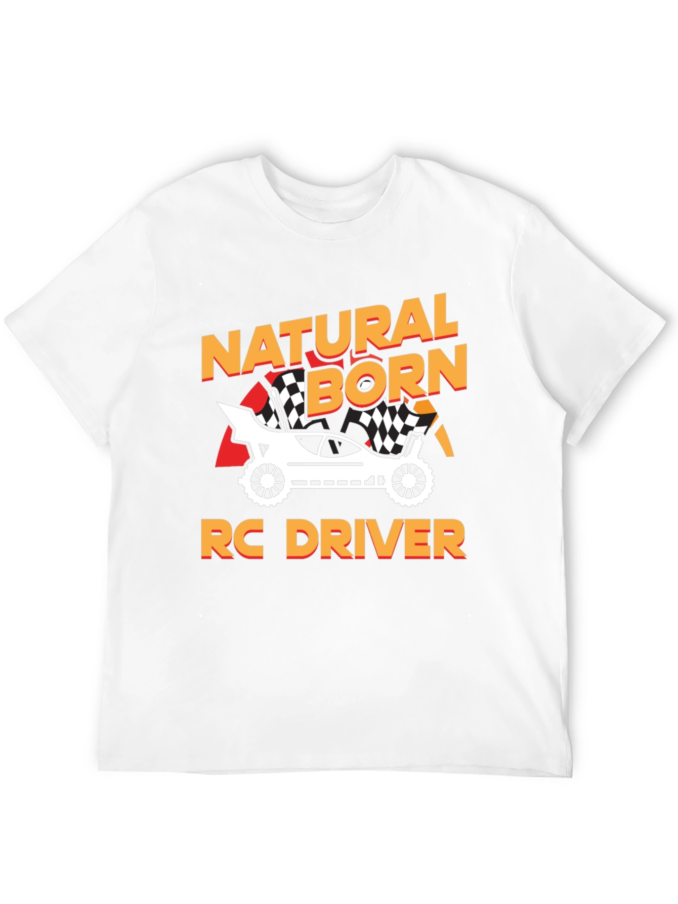 Natural Born RC Driver Black Graphic Tee