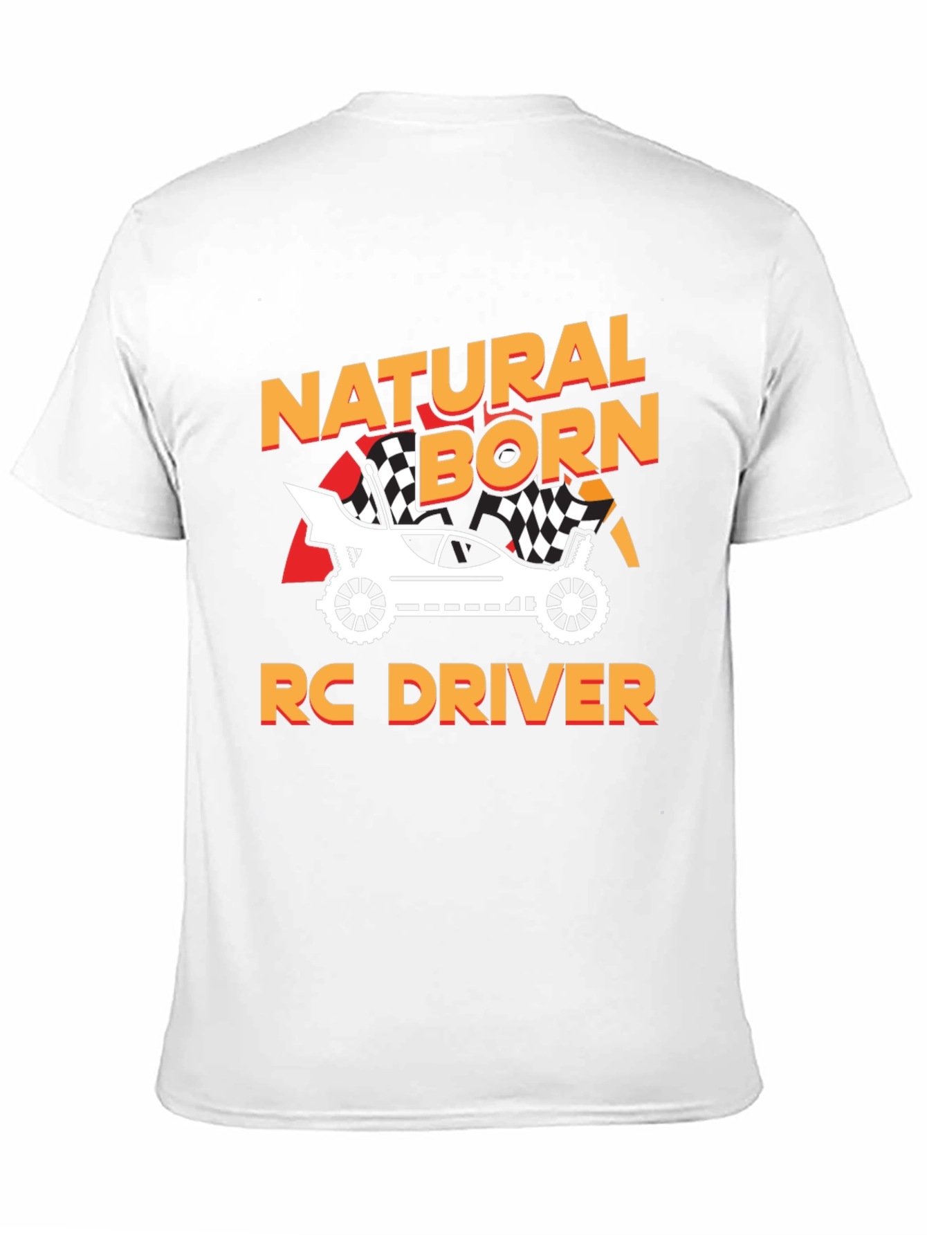 Natural Born RC Driver Black Graphic Tee