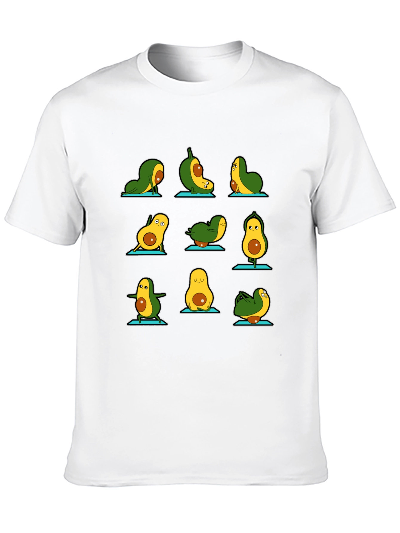 Yoga Avocado Black T-Shirt