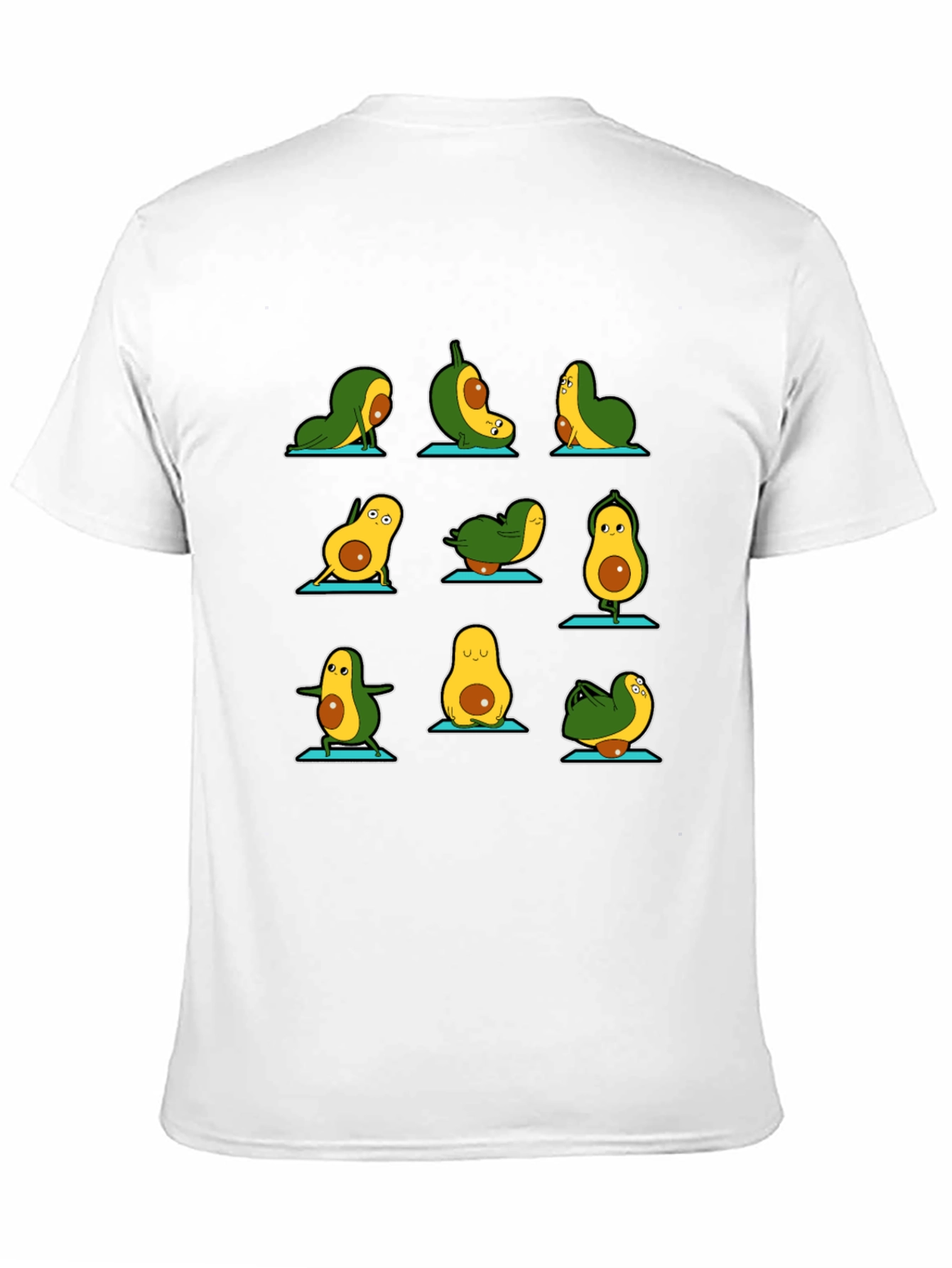 Yoga Avocado Black T-Shirt
