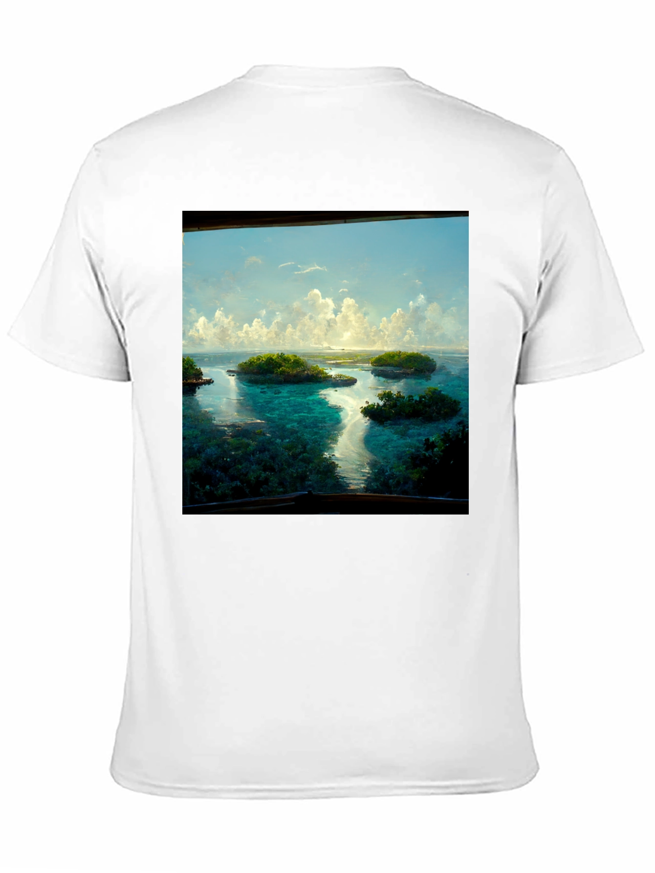 Island Vista Tee - Tropical Getaway Black T-Shirt
