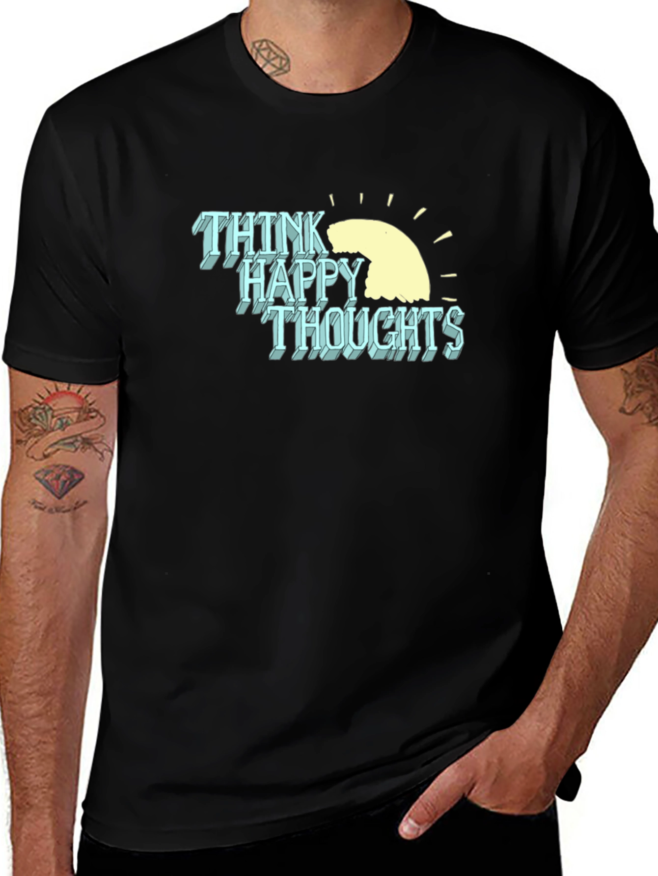 Think Happy Thoughts Graphic Tee