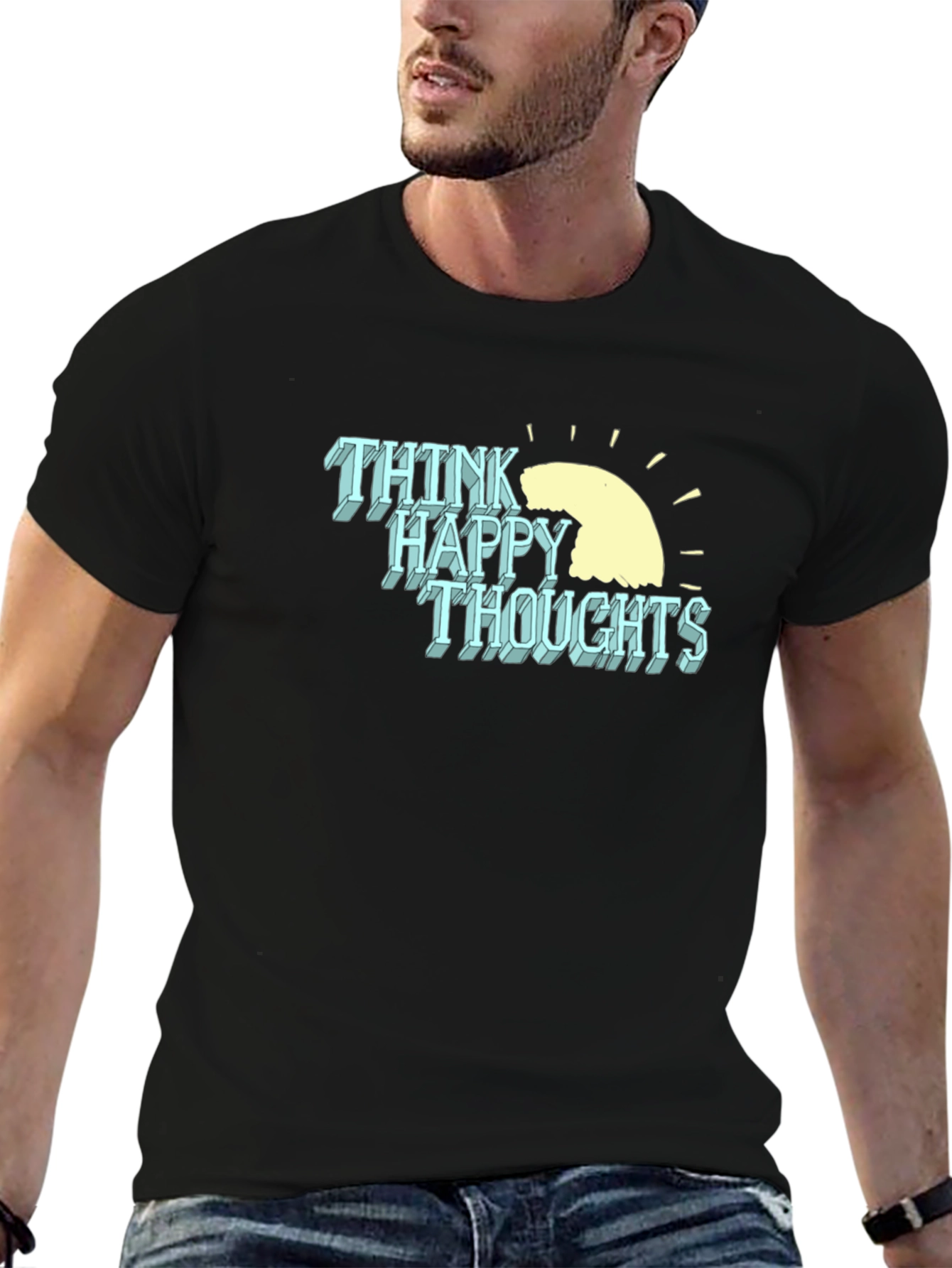 Think Happy Thoughts Graphic Tee