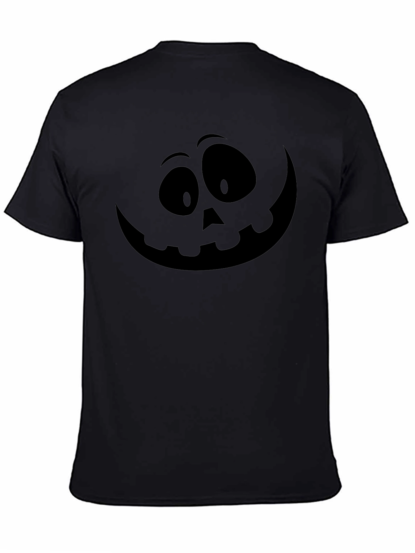Spooky Smile Black Graphic T-Shirt