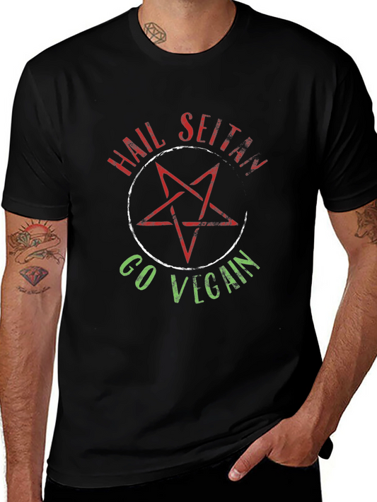 Hail Seitan Go Vegan T-Shirt