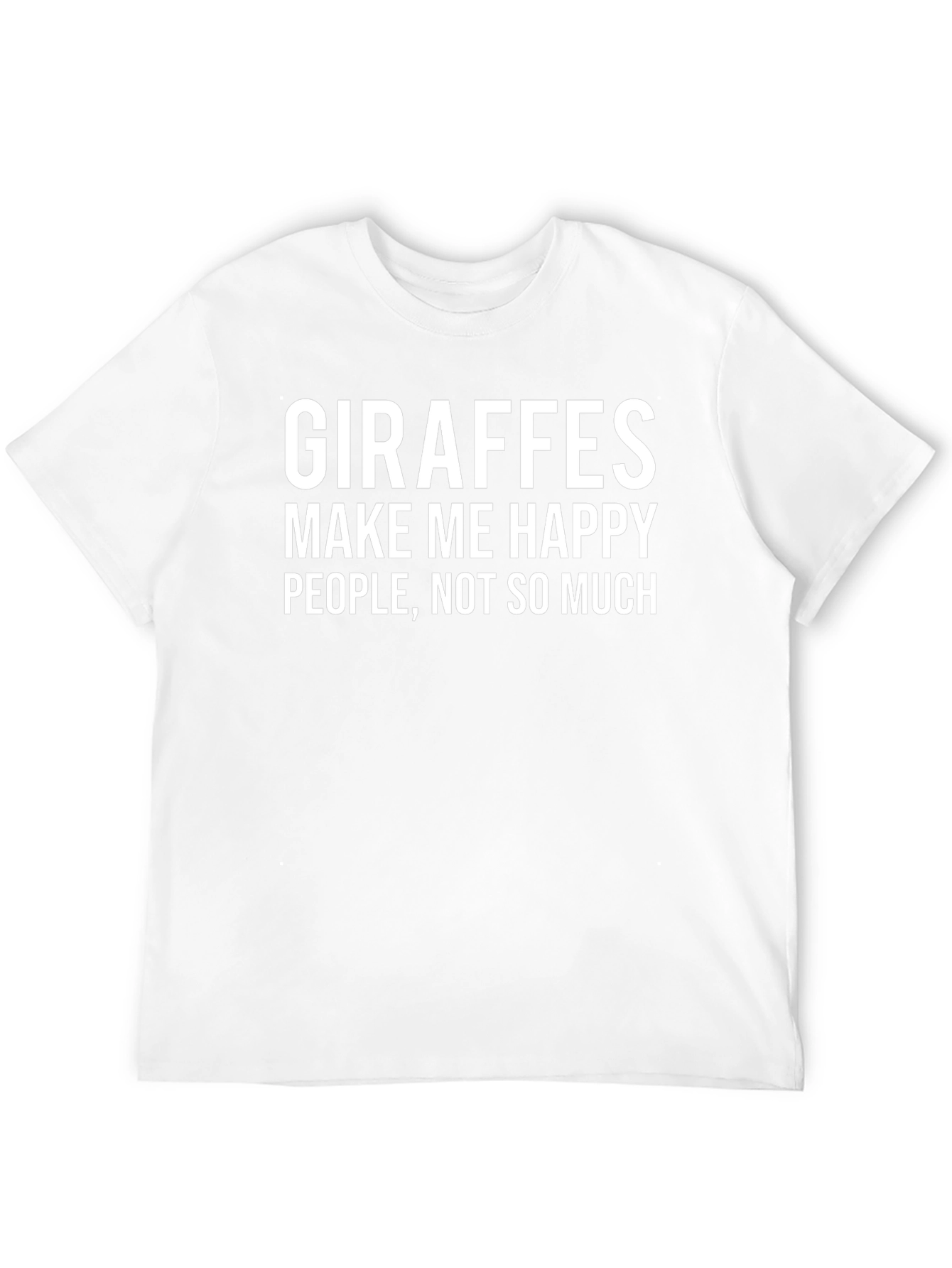 Giraffes Make Me Happy Graphic Tee