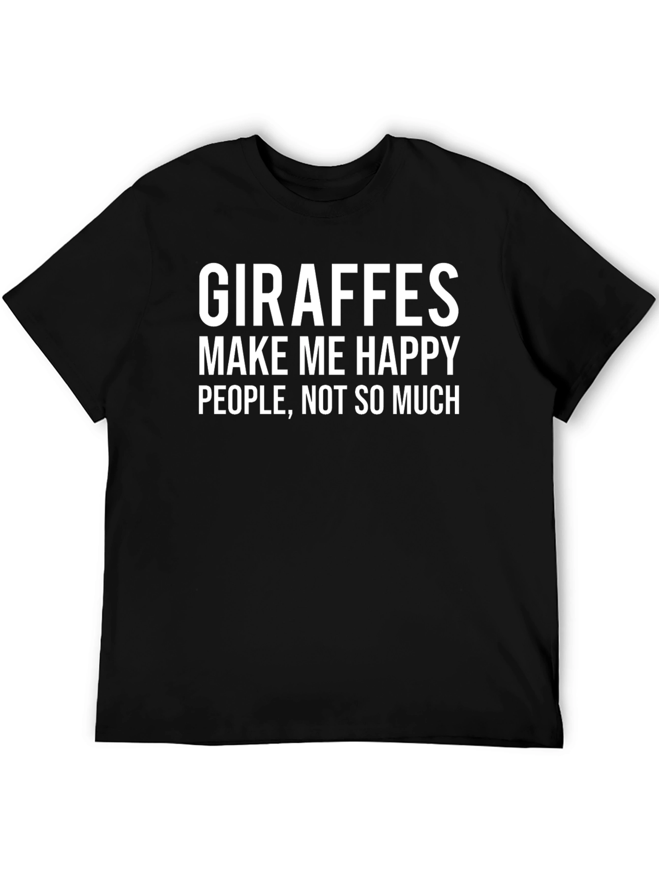 Giraffes Make Me Happy Graphic Tee