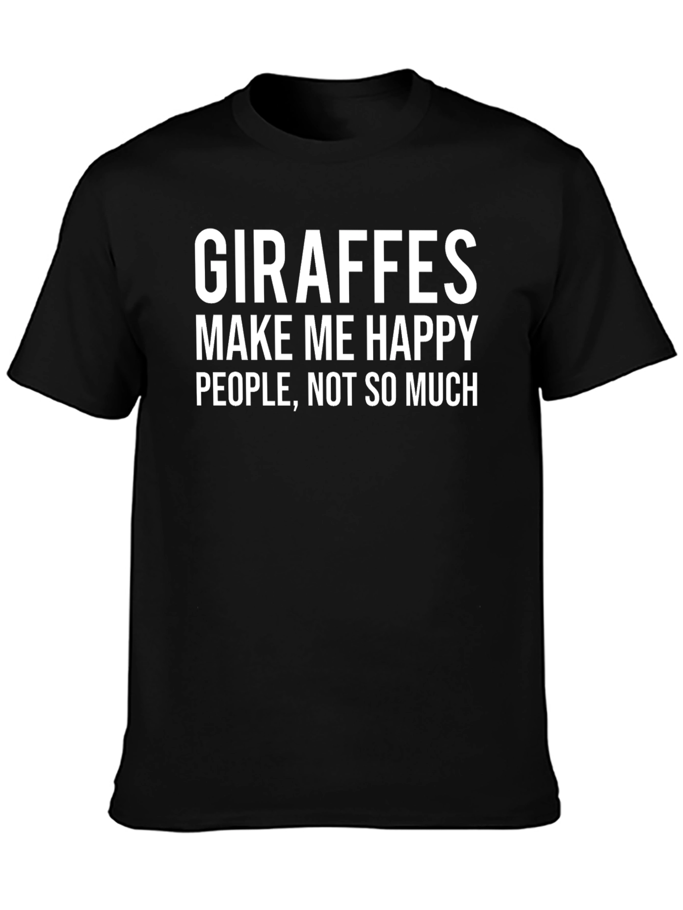 Giraffes Make Me Happy Graphic Tee