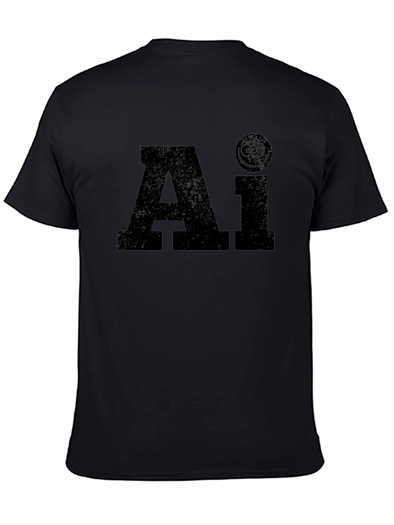 Ai Funny Graphic Black T-Shirt