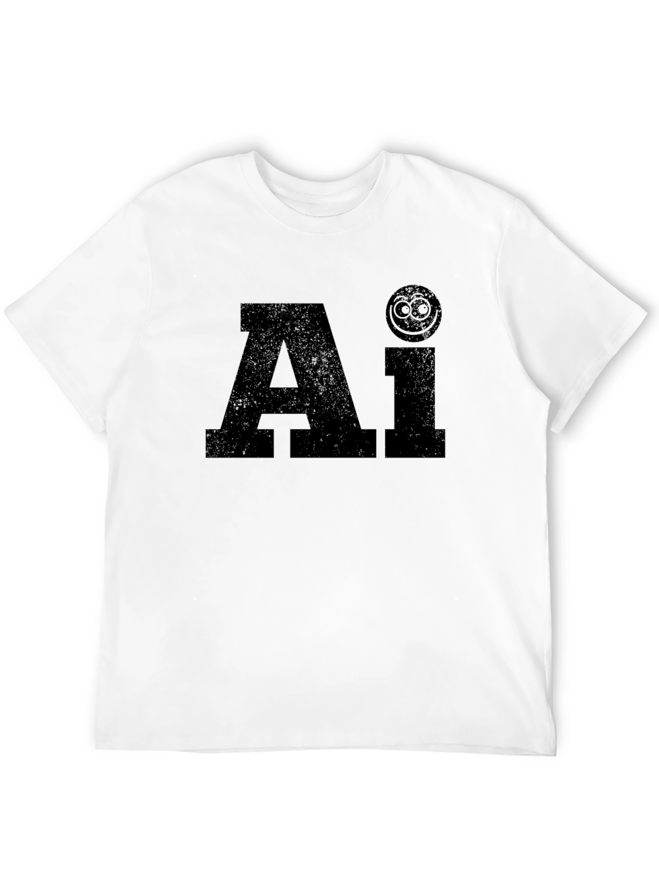 Ai Funny Graphic Black T-Shirt