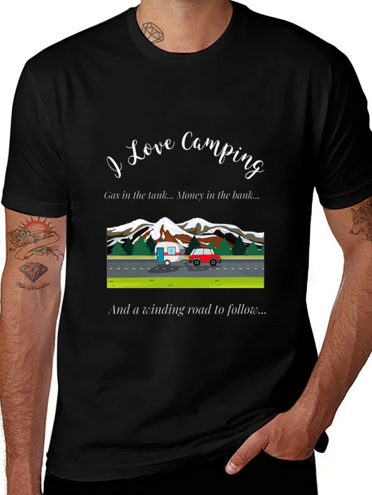 I Love Camping Graphic T-Shirt