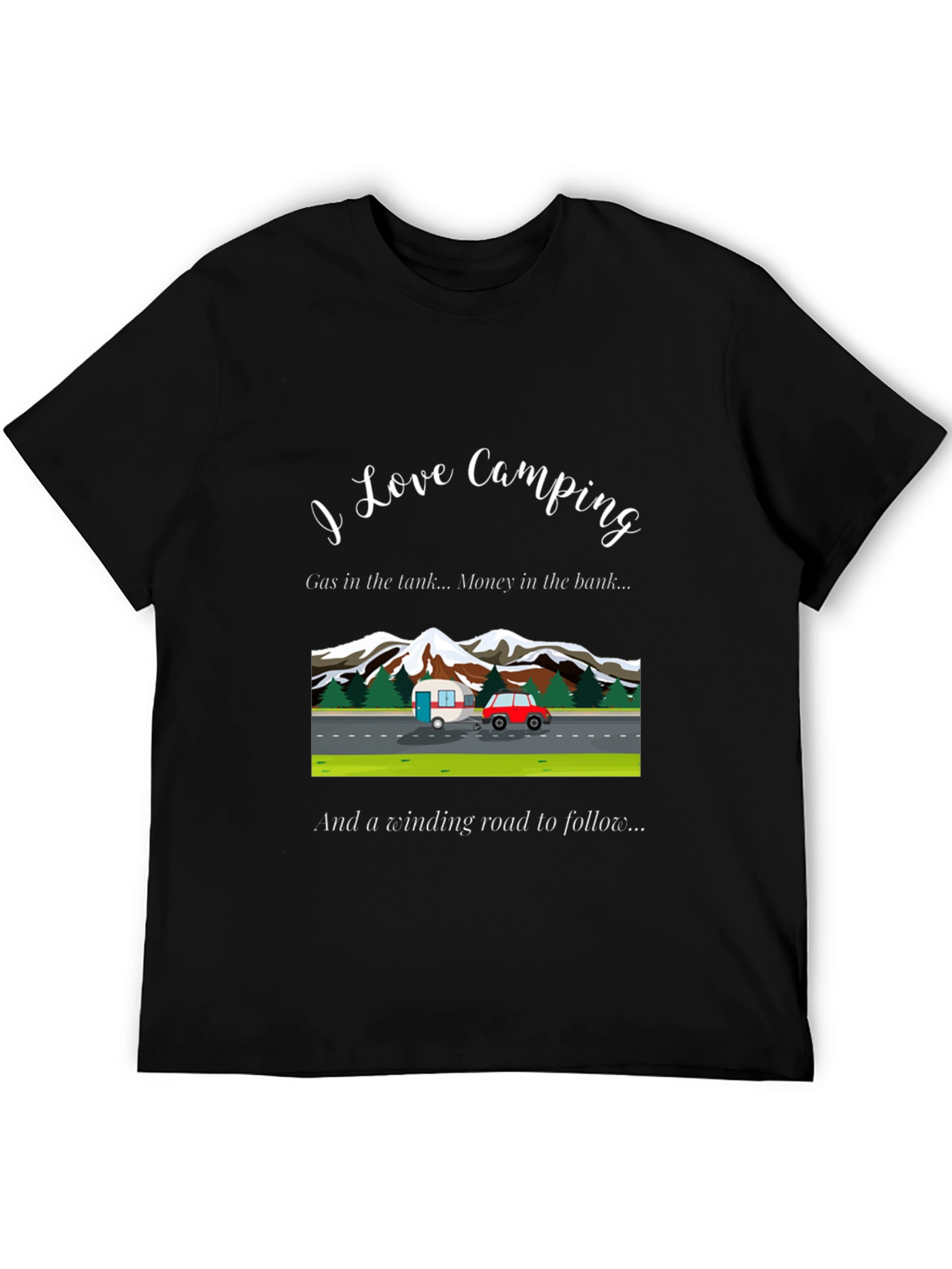 I Love Camping Graphic T-Shirt