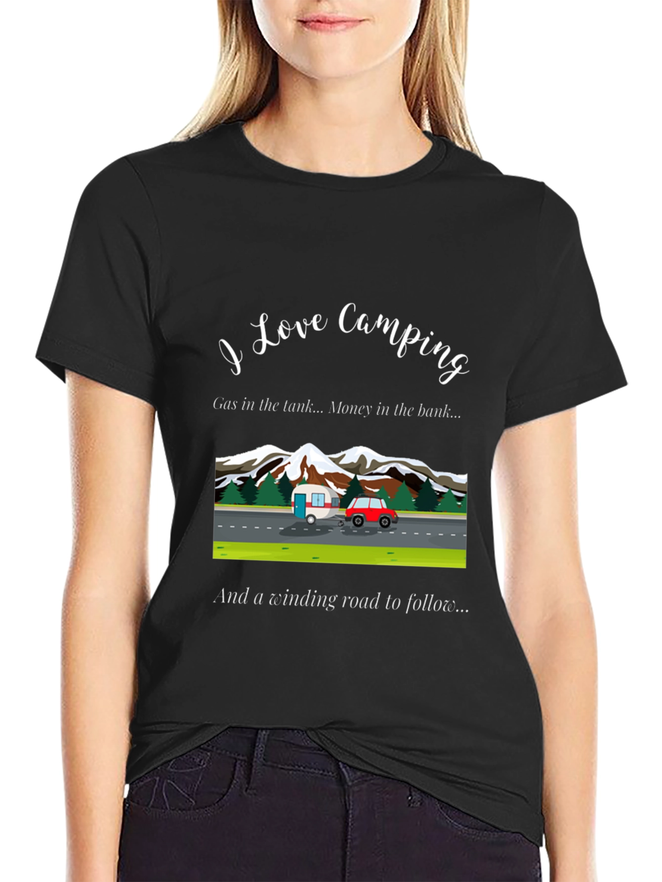 I Love Camping Graphic T-Shirt
