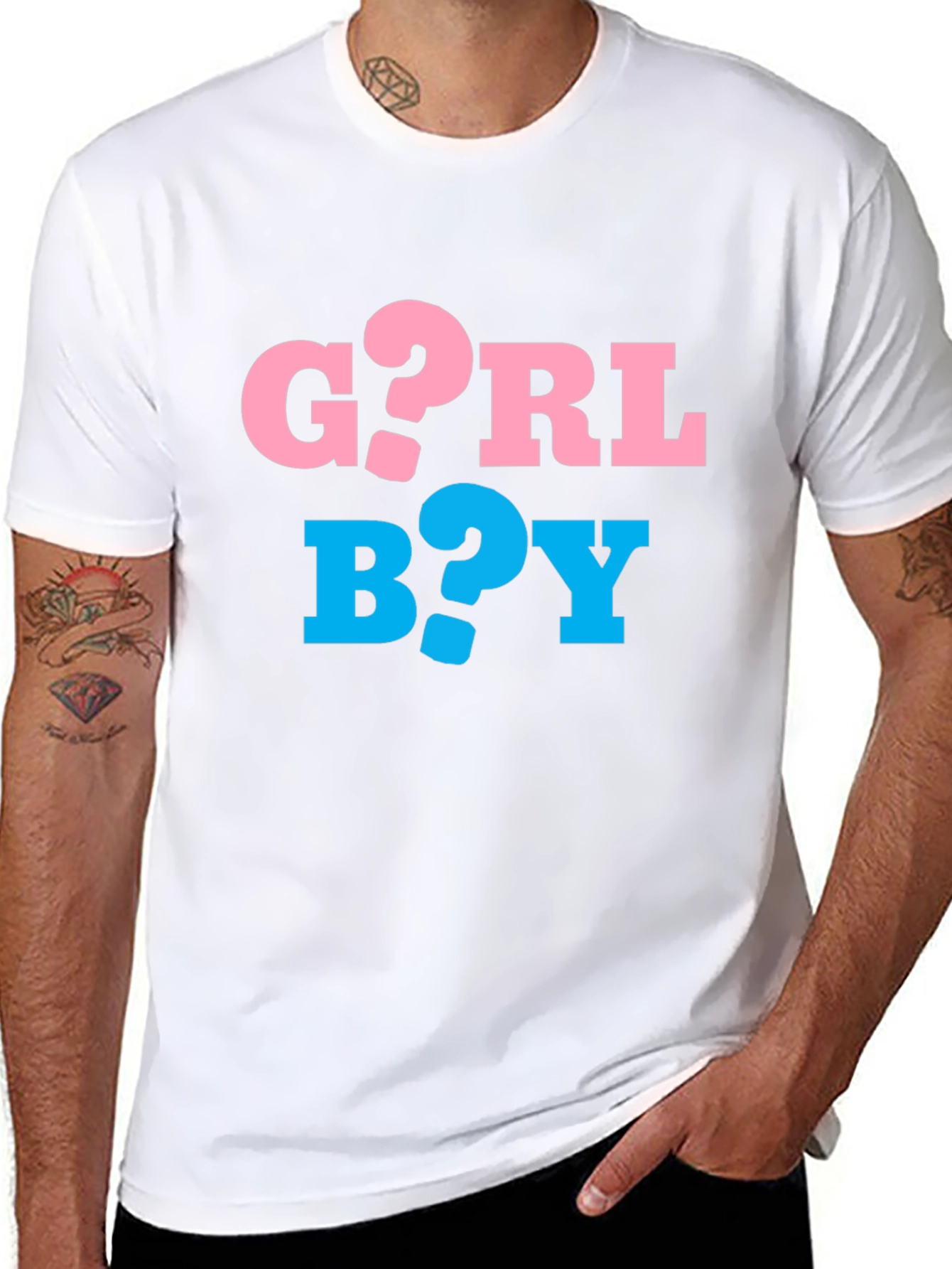 Gender Reveal T-Shirt - Boy or Girl?