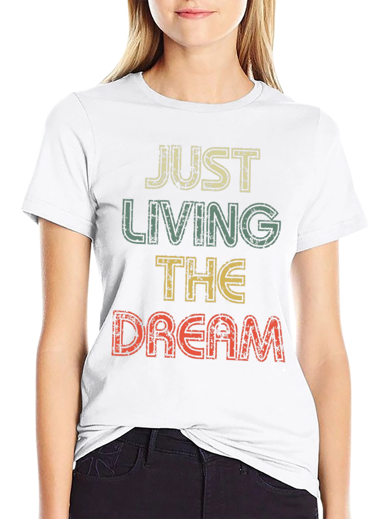 Just Living The Dream Retro Graphic T-Shirt