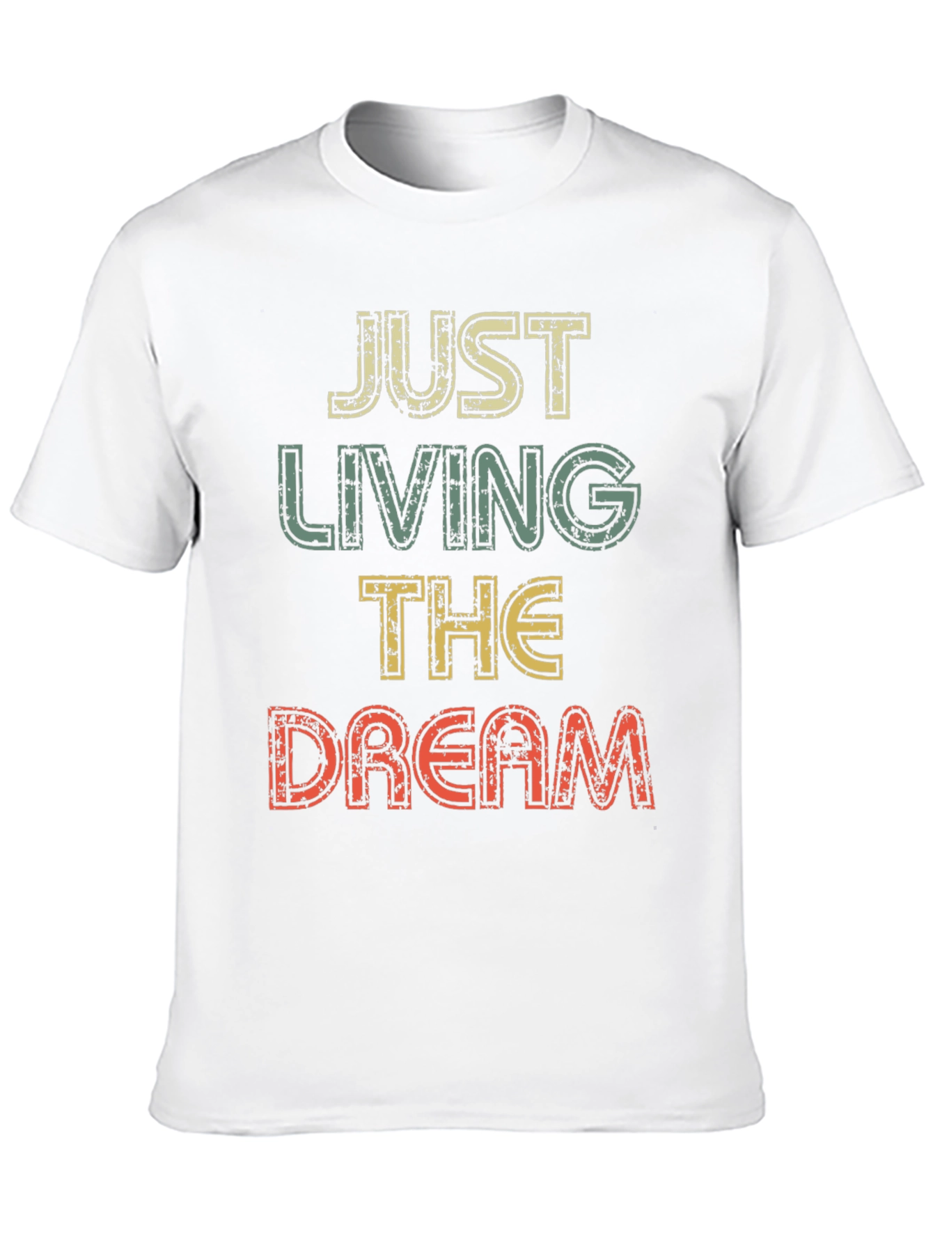 Just Living The Dream Retro Graphic T-Shirt