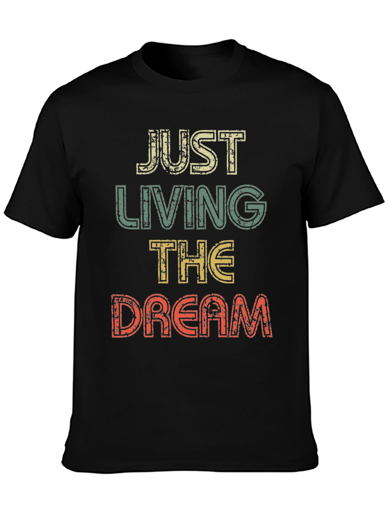 Just Living The Dream Retro Graphic T-Shirt