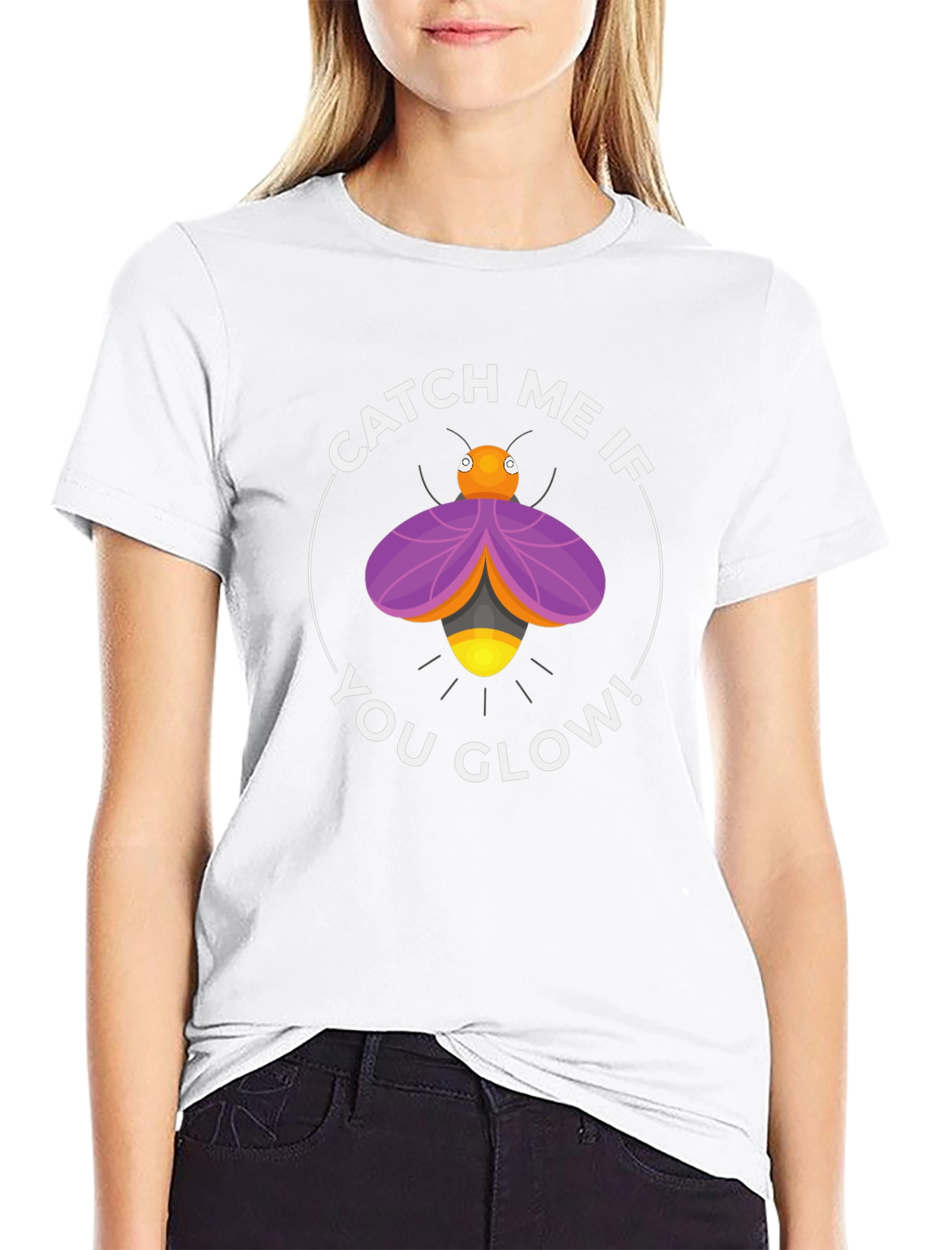 Catch Me If You Glow T-Shirt - Firefly Design