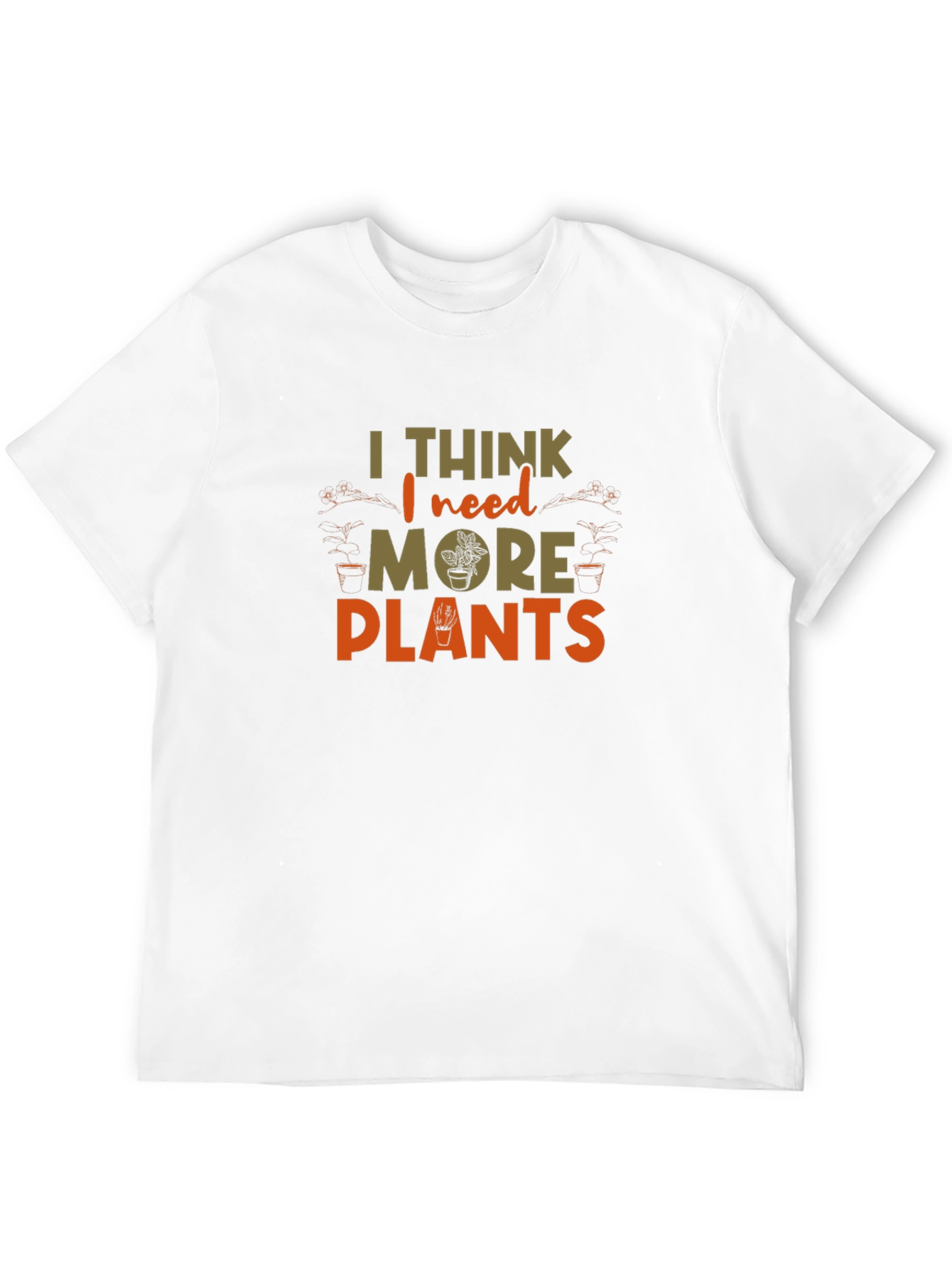 I Need More Plants Graphic Tee - Black