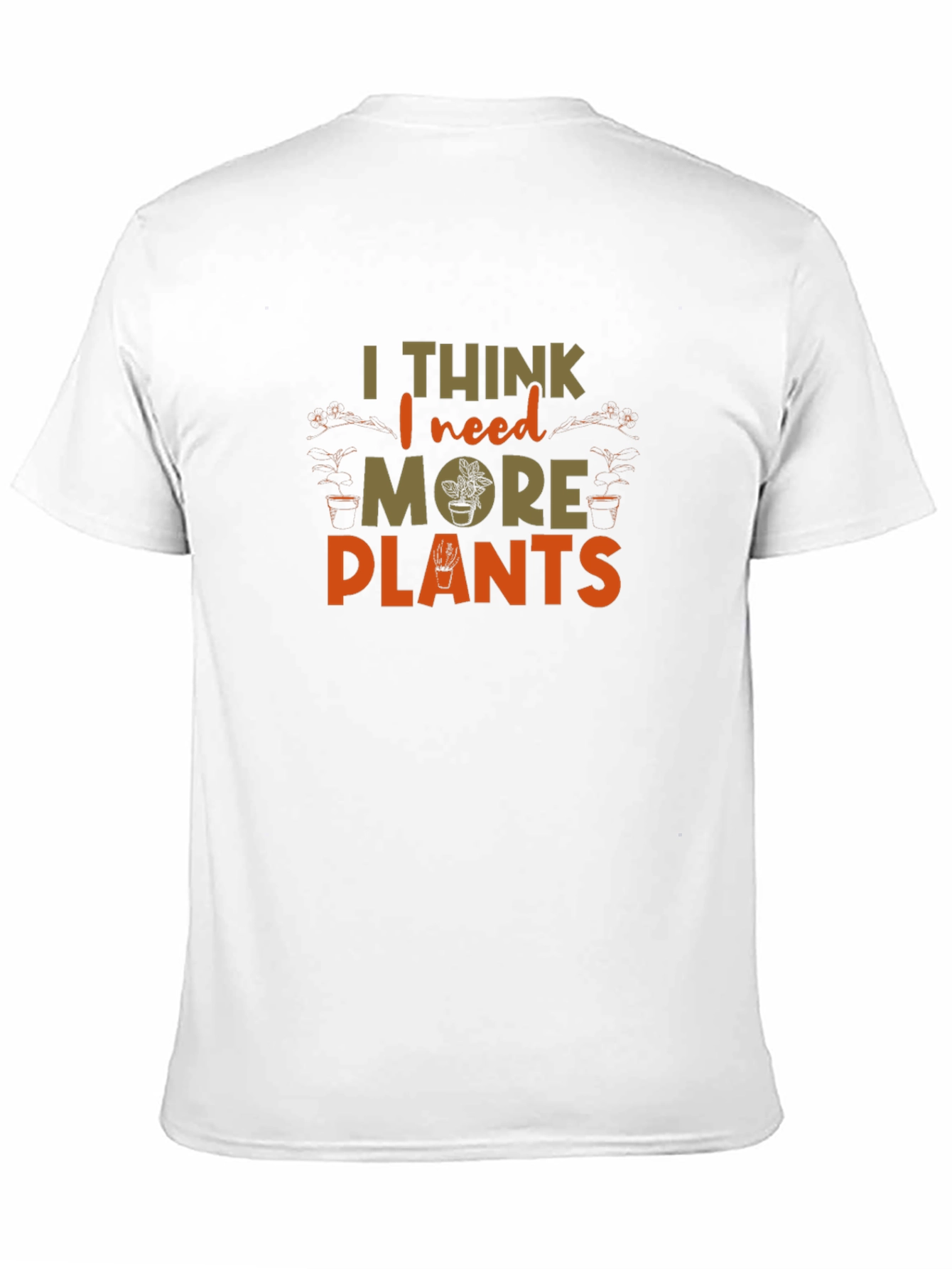 I Need More Plants Graphic Tee - Black