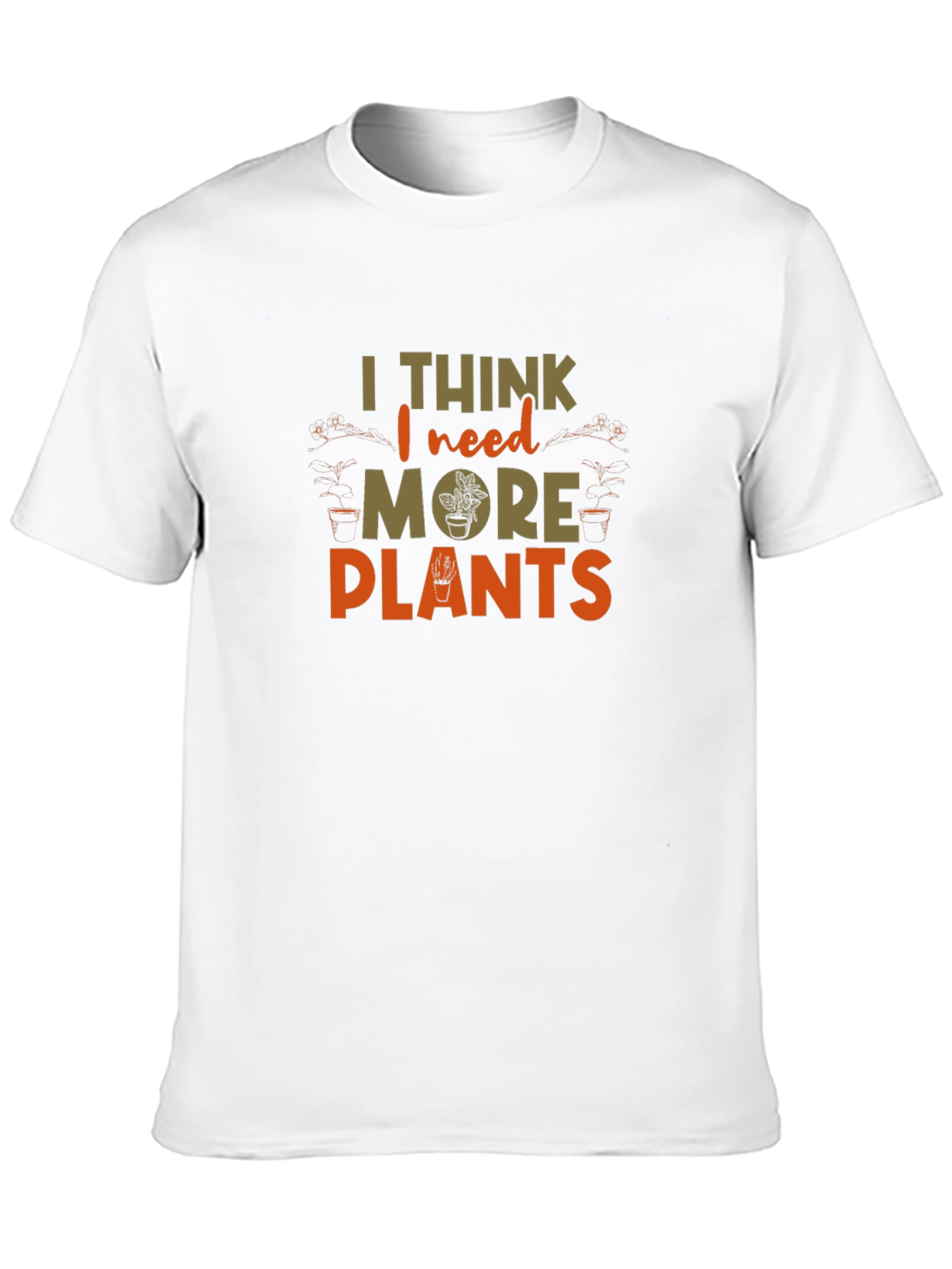 I Need More Plants Graphic Tee - Black