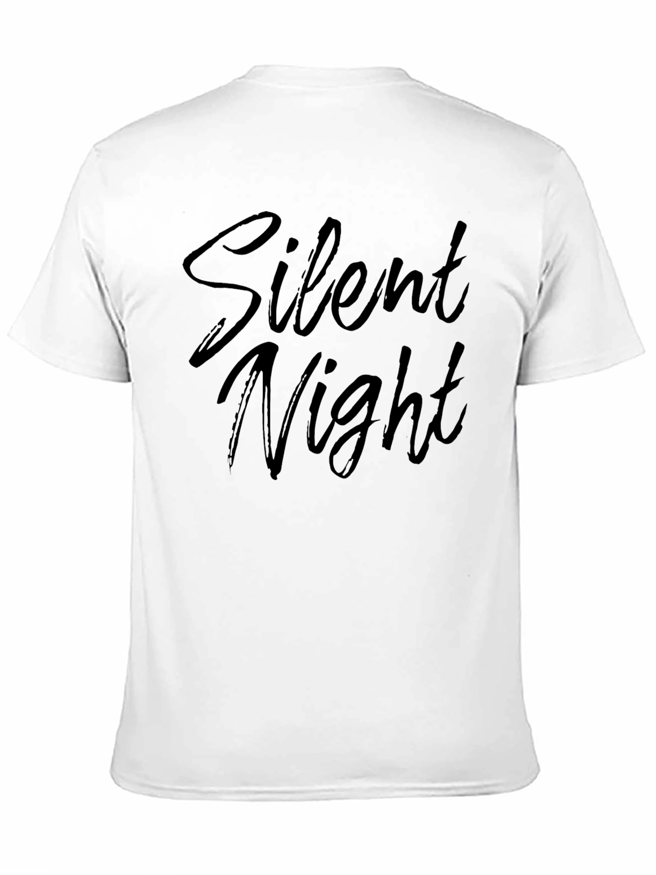 Silent Night Graphic T-Shirt - Black