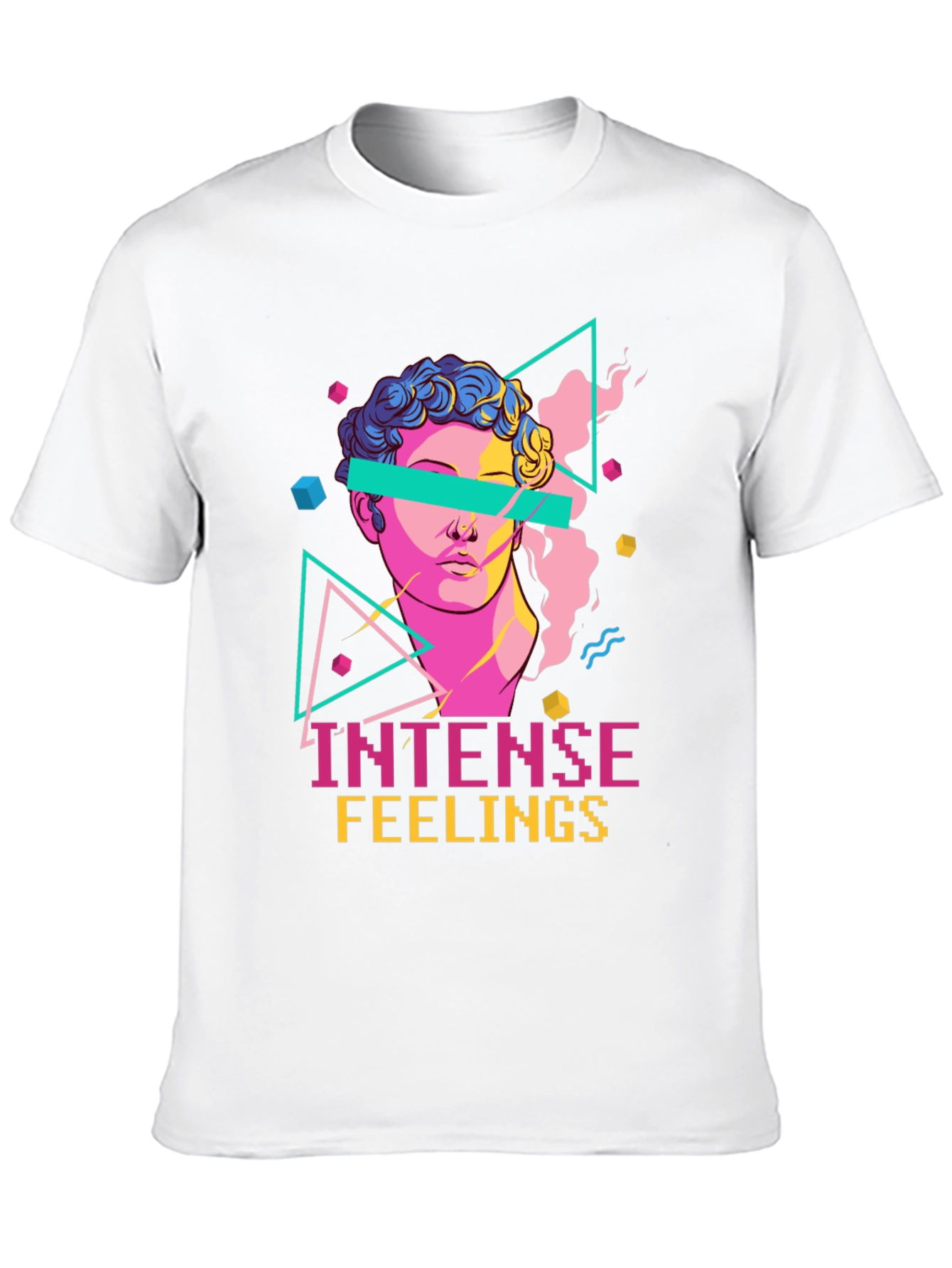 Intense Feelings Graphic Tee - Vaporwave Aesthetic