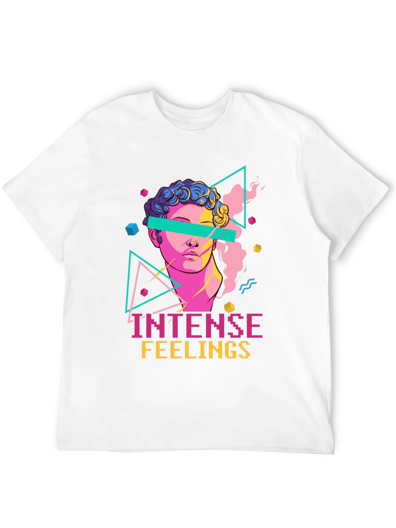 Intense Feelings Graphic Tee - Vaporwave Aesthetic