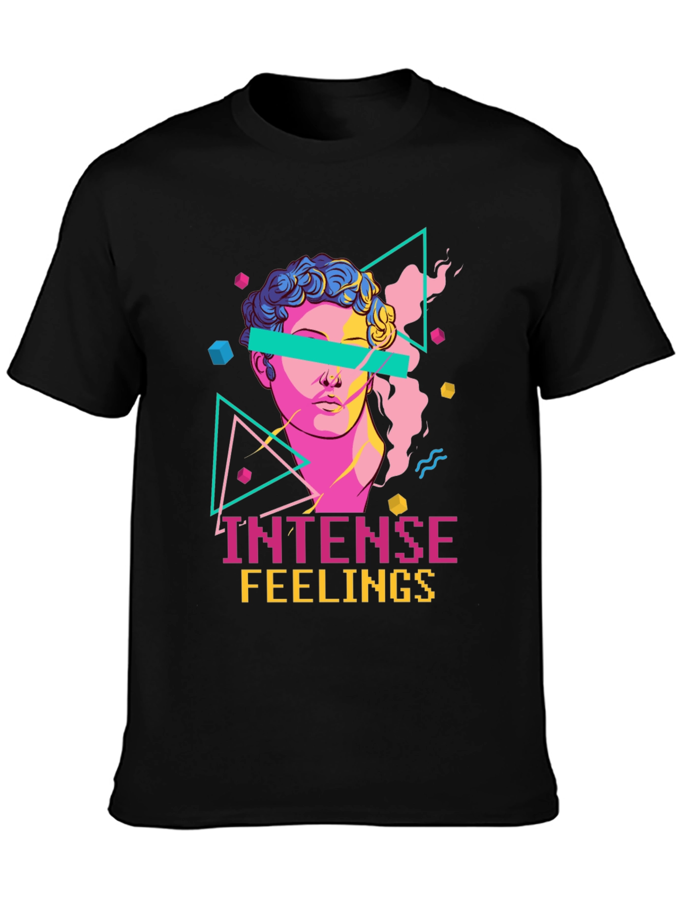 Intense Feelings Graphic Tee - Vaporwave Aesthetic