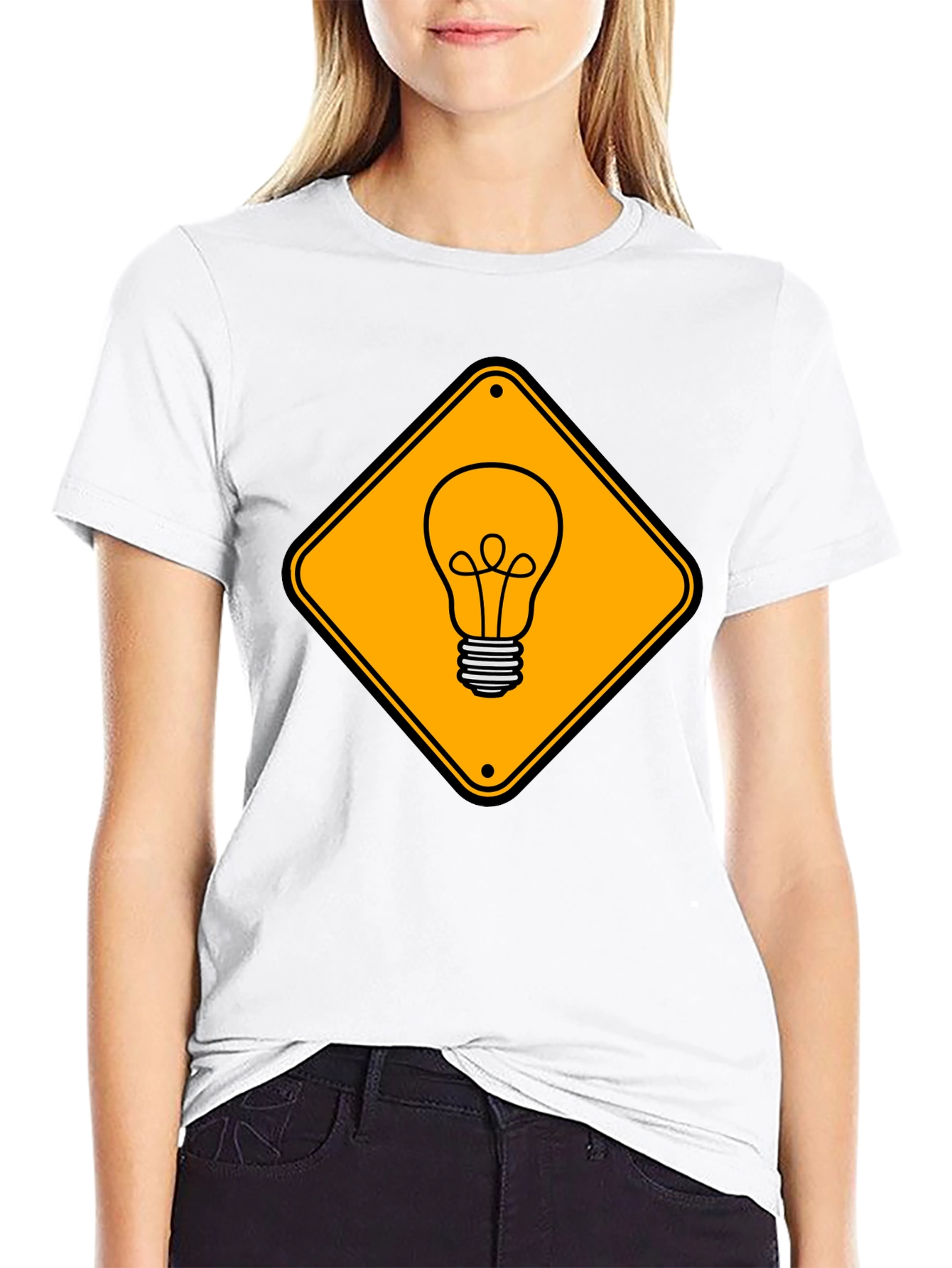 Idea Ahead: Novelty Light Bulb Graphic Tee
