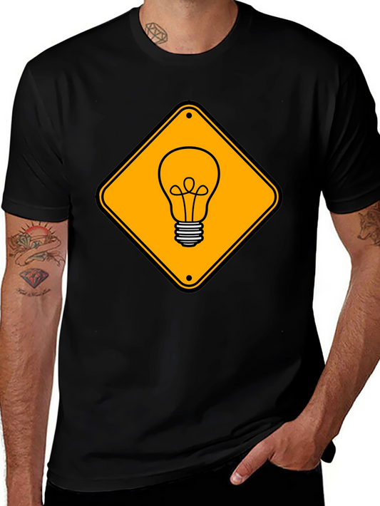 Idea Ahead: Novelty Light Bulb Graphic Tee