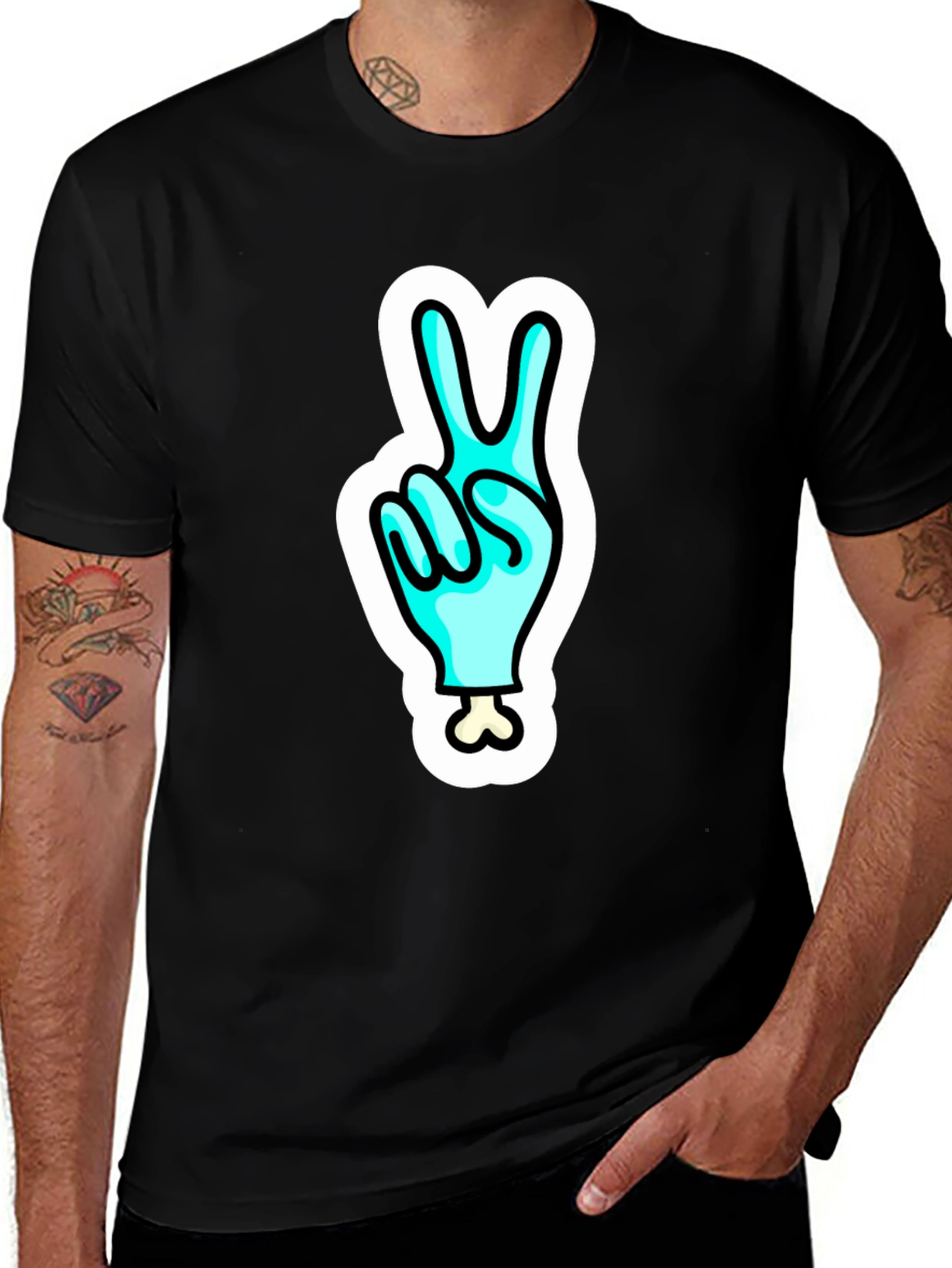 Peace Sign Hand Tee