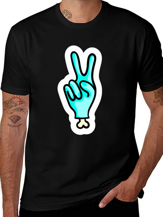 Peace Sign Hand Tee