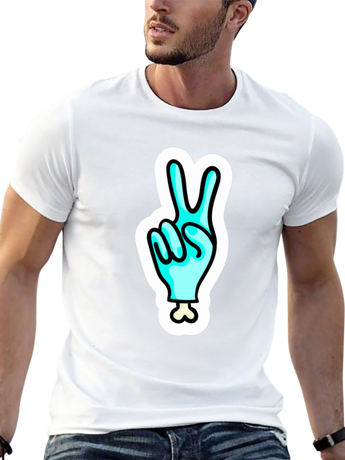 Peace Sign Hand Tee