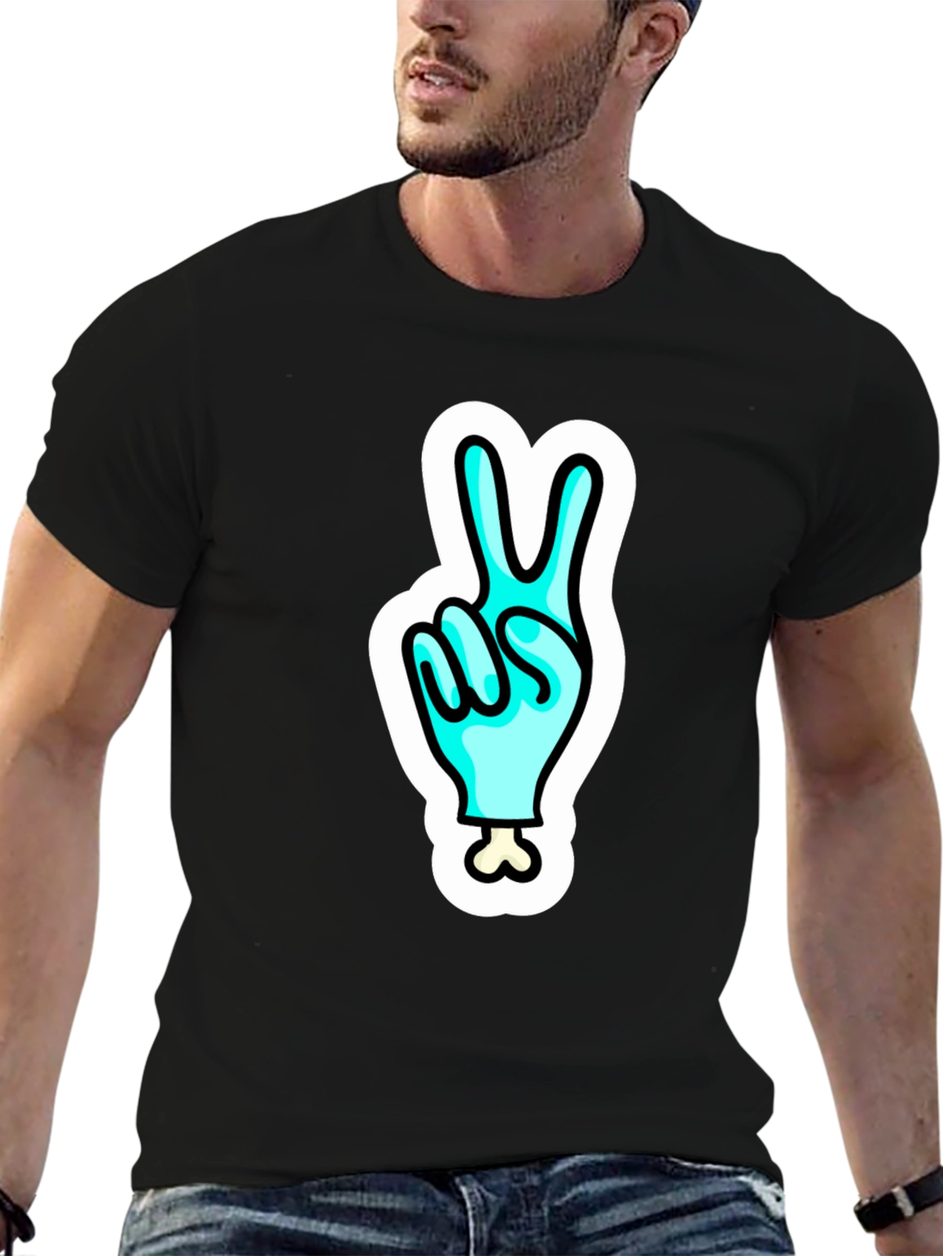 Peace Sign Hand Tee