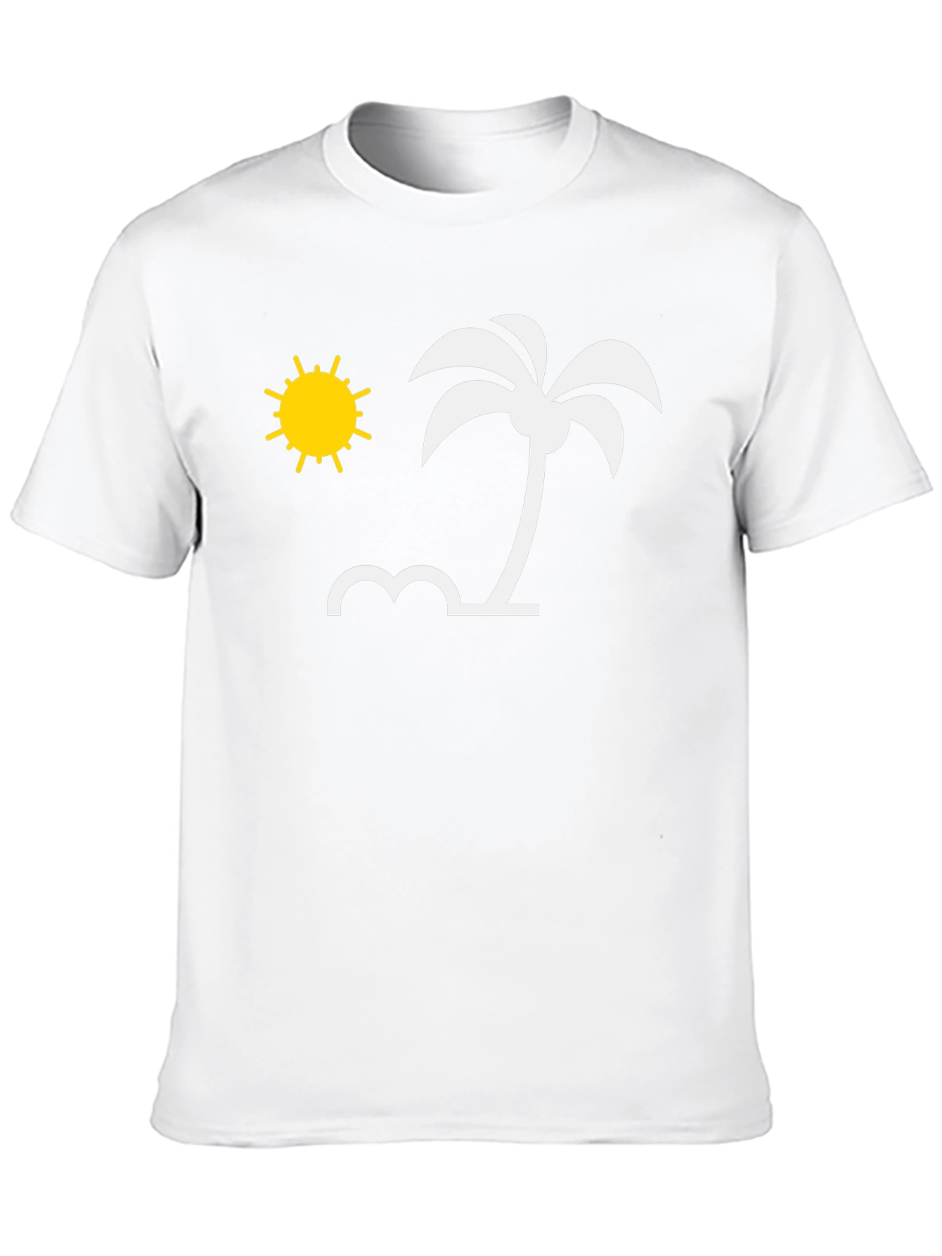 Tropical Beach Graphic T-Shirt - Vacation Vibes