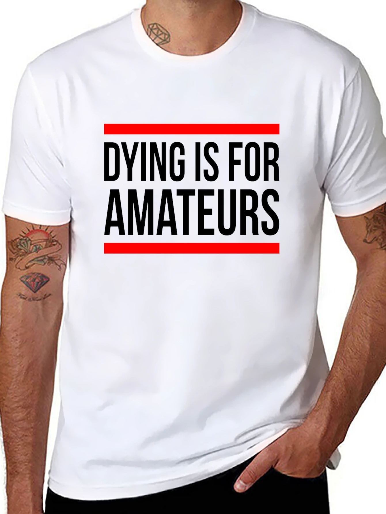 Dying Is For Amateurs Graphic Tee