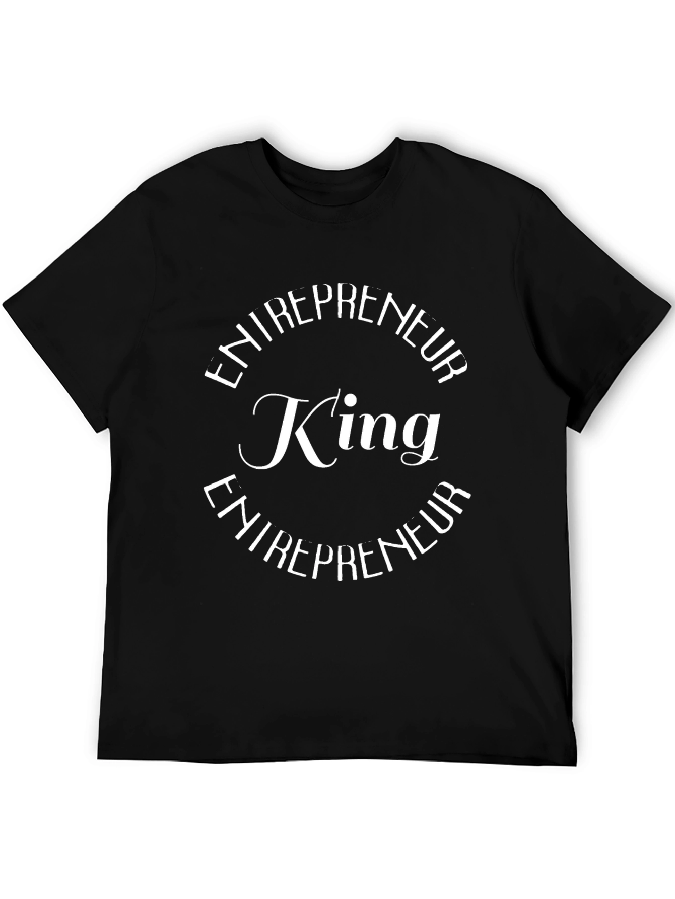 Entrepreneur King Graphic Black T-Shirt