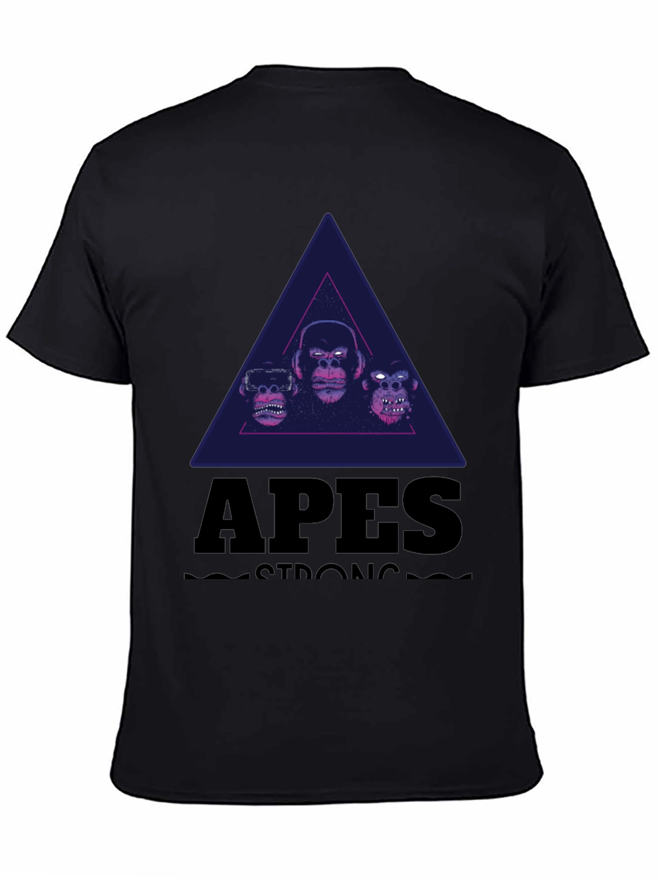 Apes Strong Graphic Tee - Black