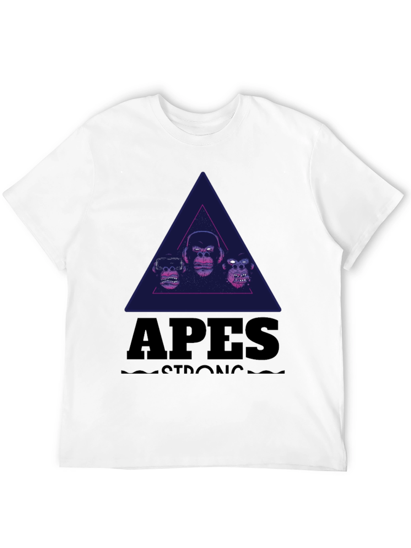 Apes Strong Graphic Tee - Black