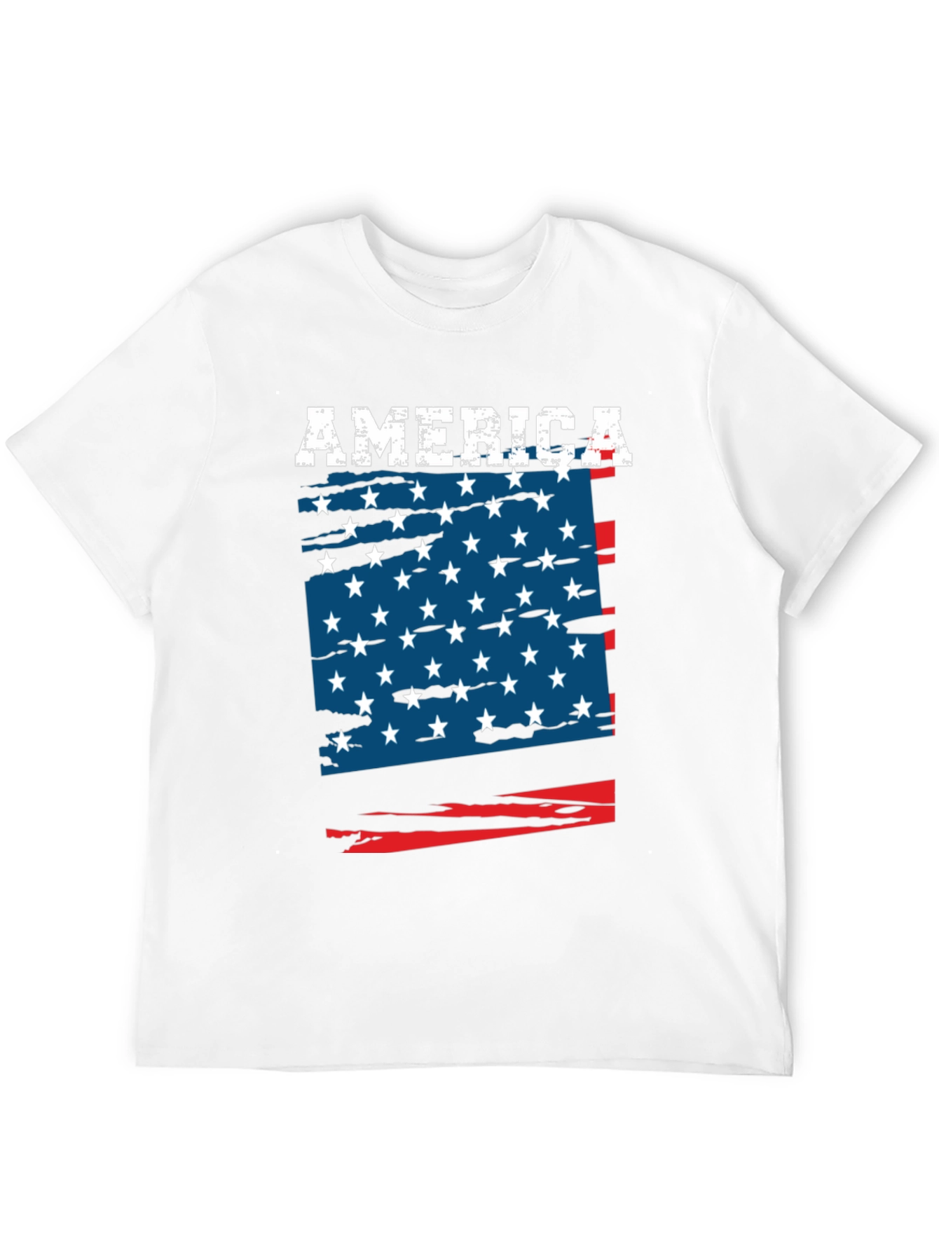 USA Flag Patriotic Graphic T-Shirt
