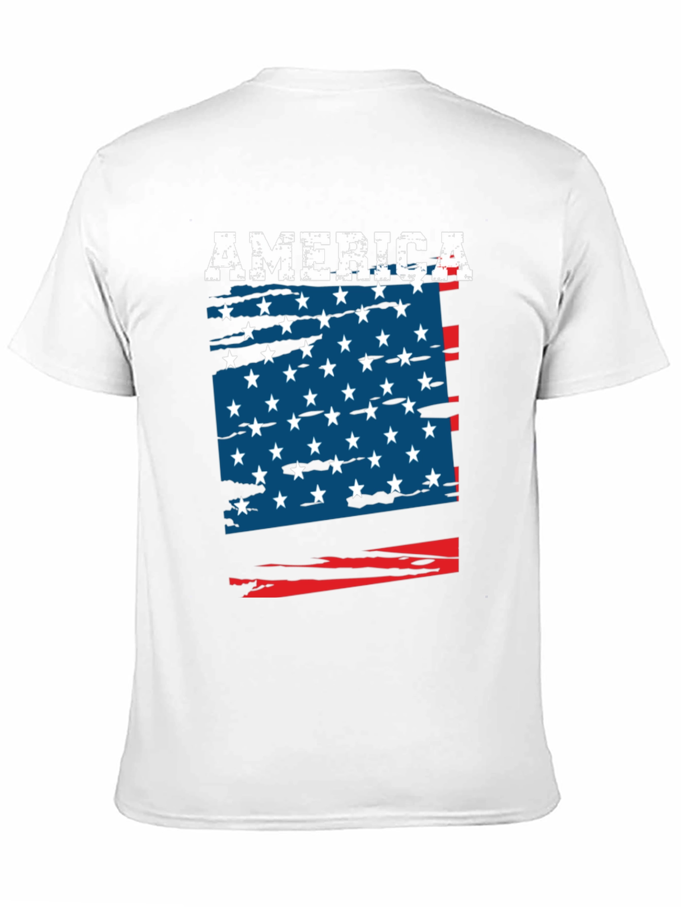 USA Flag Patriotic Graphic T-Shirt