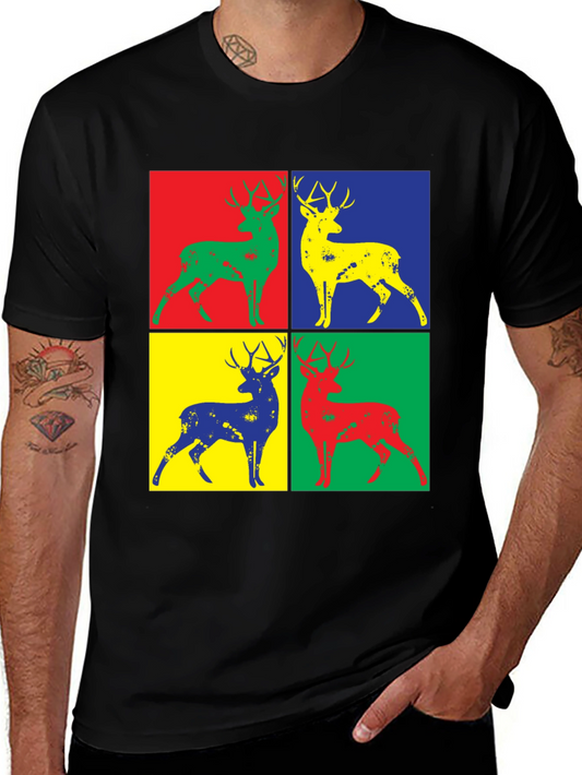 Pop Art Deer Graphic Tee