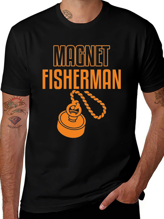 Magnet Fisherman Graphic Tee