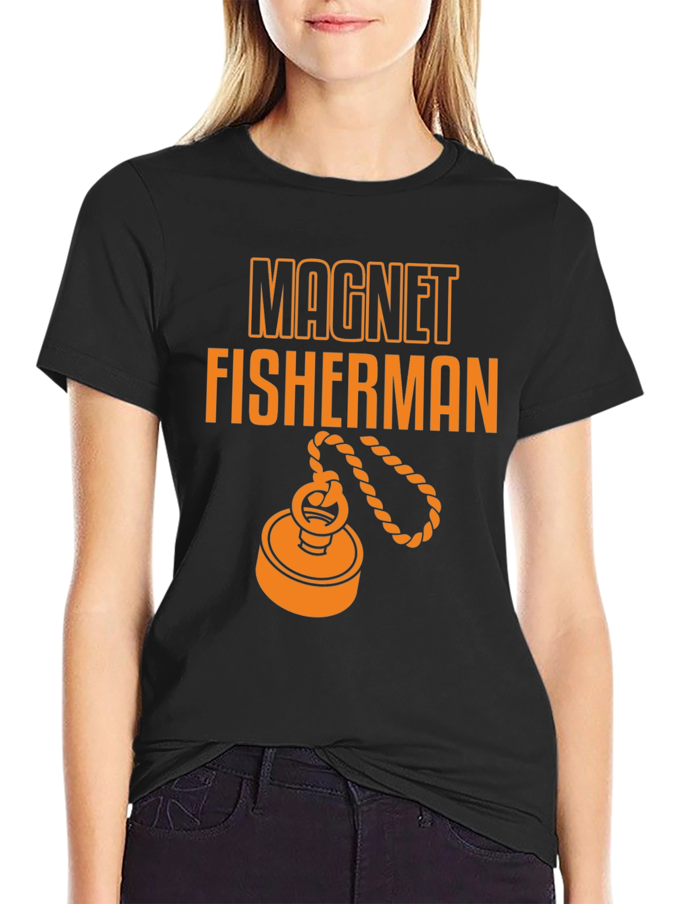 Magnet Fisherman Graphic Tee