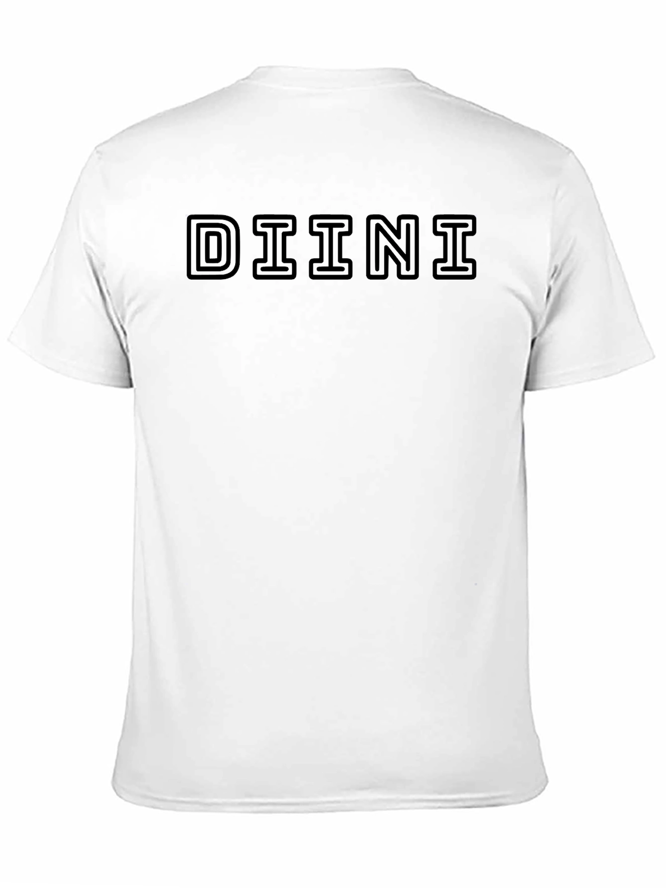 DIINI Graphic Tee - Stylish Black Cotton T-Shirt